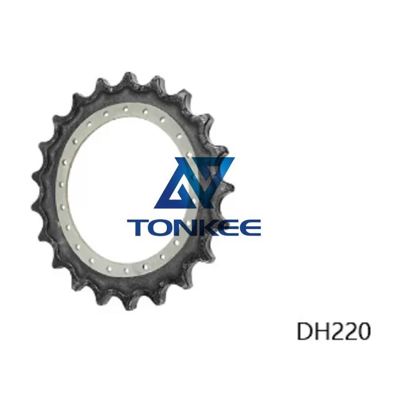 Shop Excavator Track Sprocket Black Color DH220 DAEWOO Drive Wheel Replacement | Tonkee®