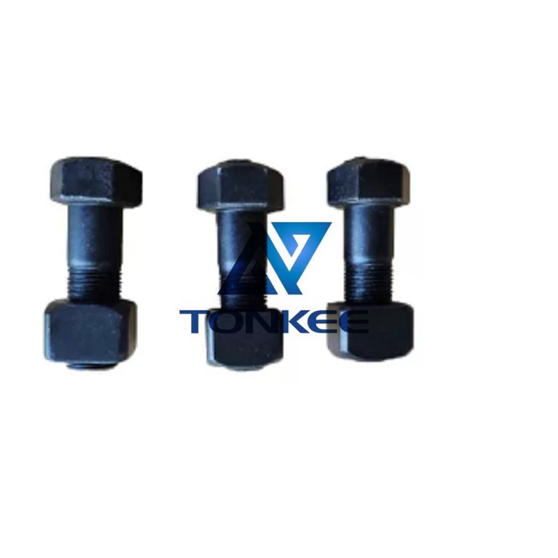 Hot sale Heavy Duty Excavator Spare Parts Black Bolts And Nuts Grade 12.9 | Tonkee®