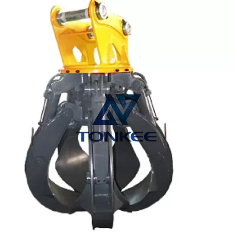 Hot sale High Quality 5-Tine Orange Undercarriage Spareparts Grapple Bucket | Tonkee®