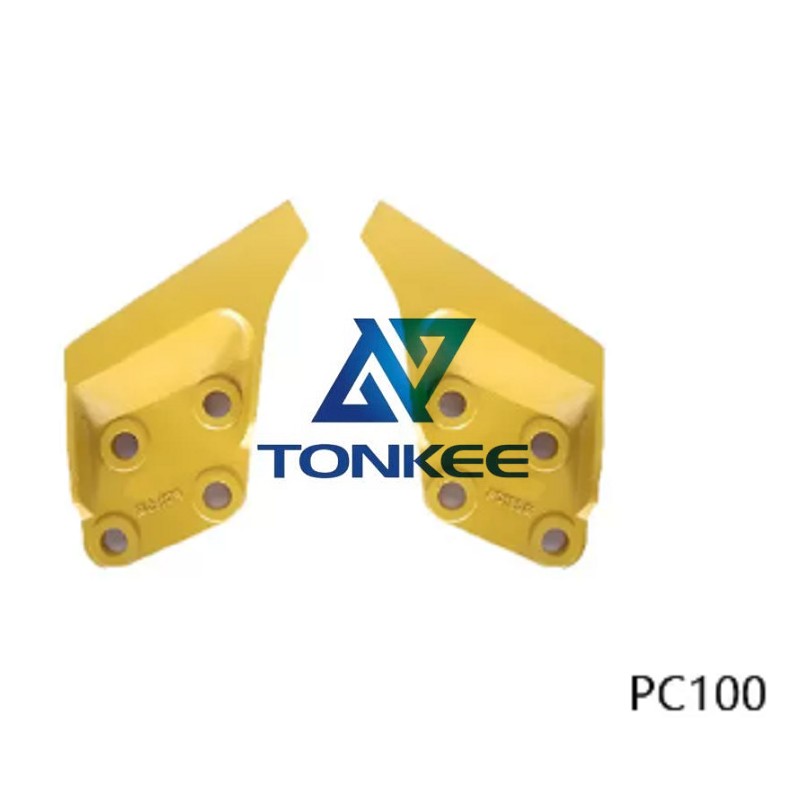 Buy PC100 KOMATSU Bucket Side Cutter Replacement Yellow Color For Heavy Machinery | Tonkee®
