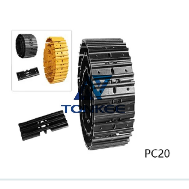 China PC20 Komatsu Track Link Assy Black Colour Construction Machinery Components | Tonkee®