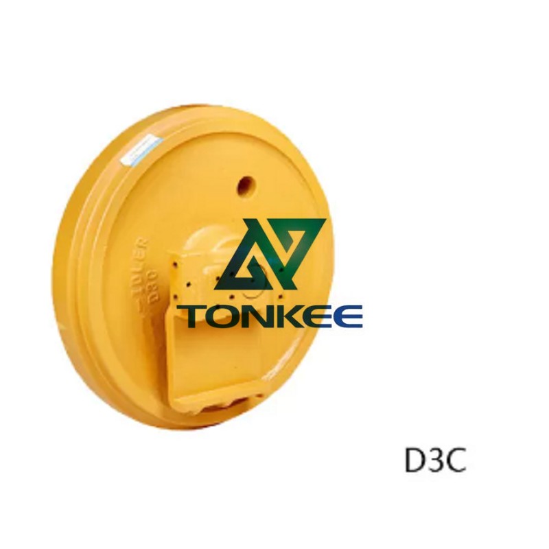Hot sale Professional Front Idler Assembly High Bearing Area D3C Bulldozer Components | Tonkee®