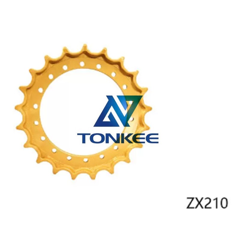 China ZX210 Yellow Excavator Drive Sprocket Rim HITACHI Undercarriage Parts | Tonkee®
