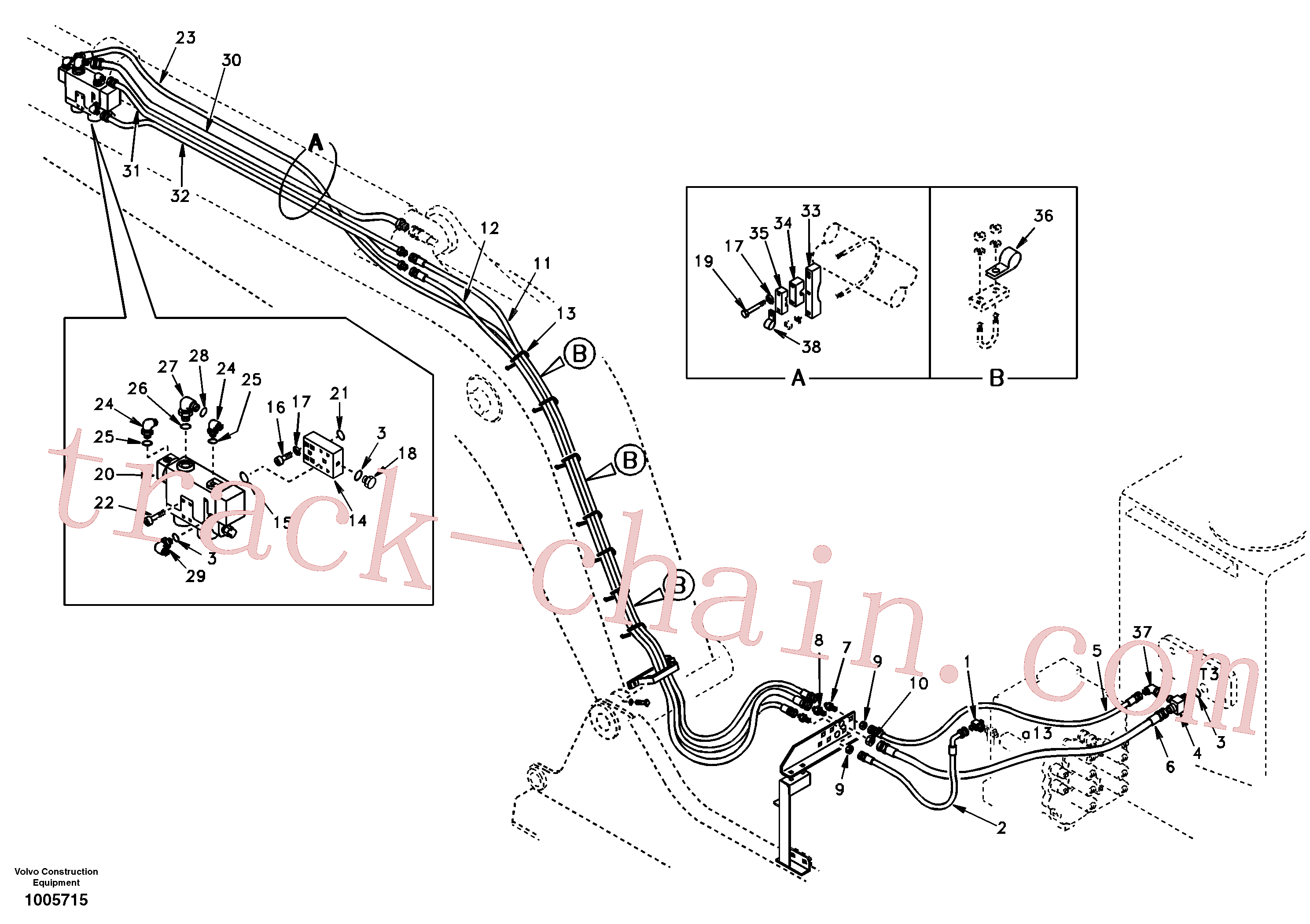 Volvo Assembly SA1174-50341 Pipe for sale