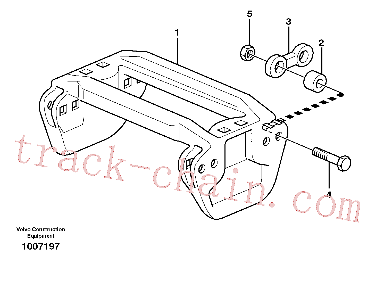 VOE955850 for Volvo Track equipment(1007197 assembly)