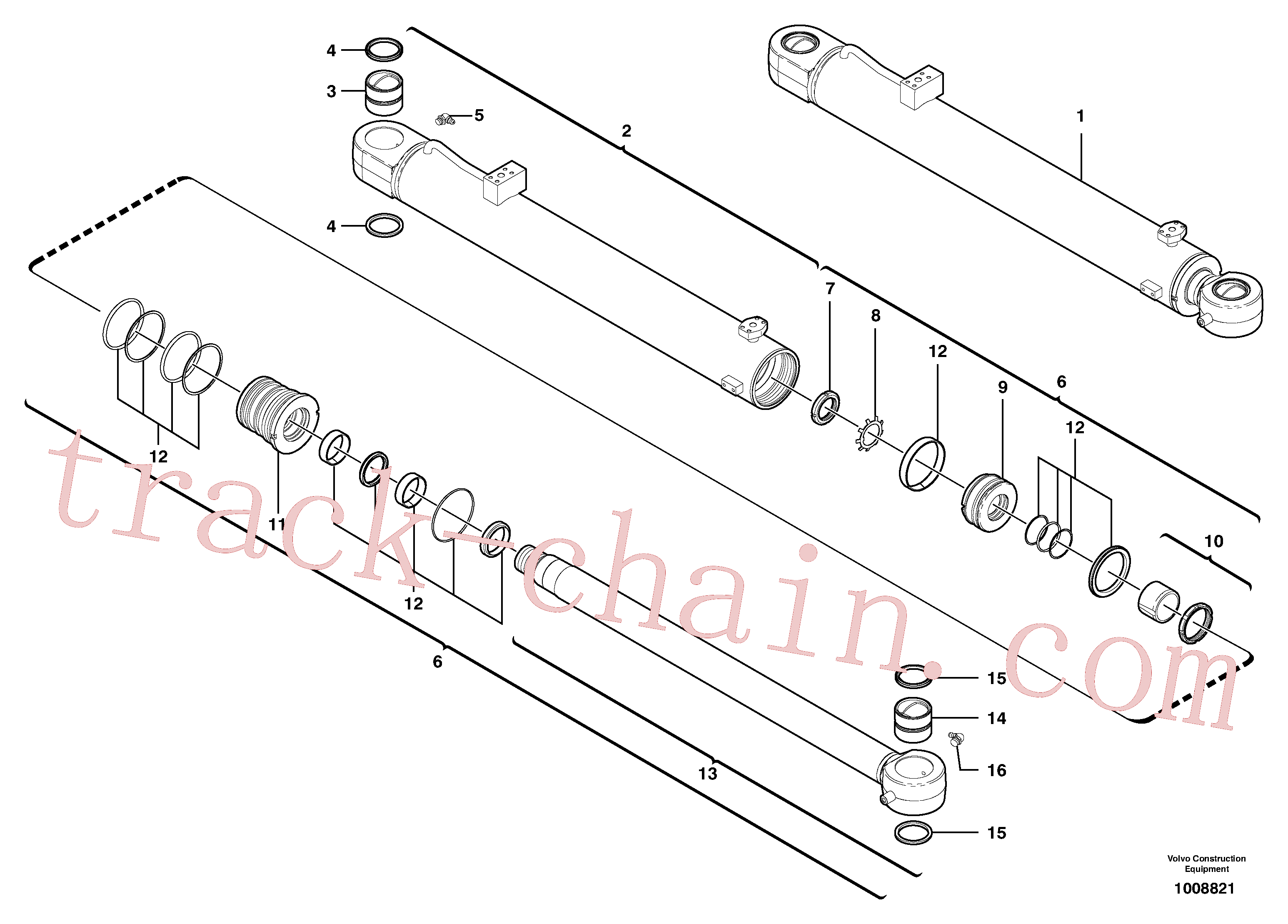 China Made VOE11711472 Kit parts for Volvo Excavator