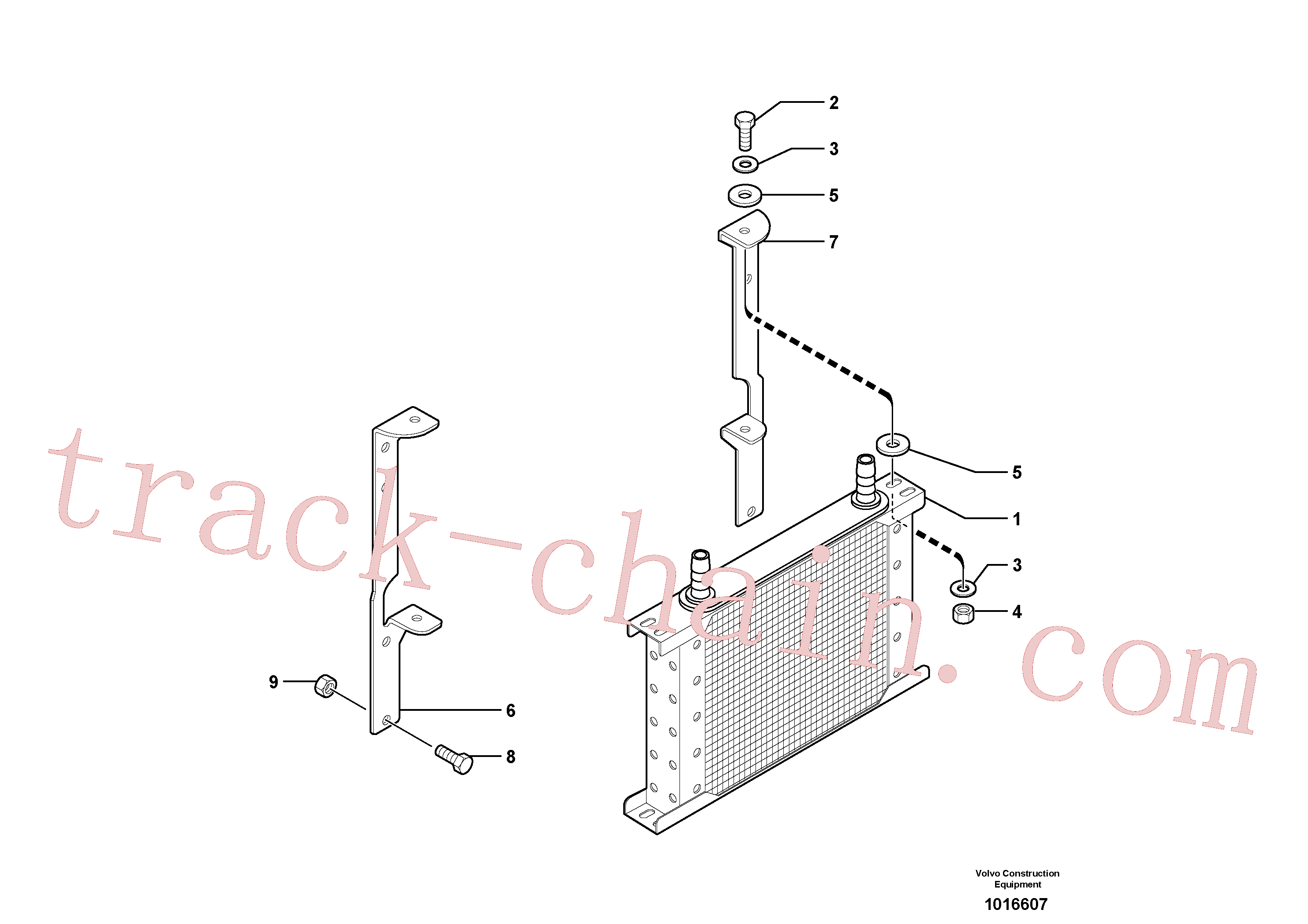 VOE11806236 for Volvo Cooling system: oil cooler(1016607 assembly)