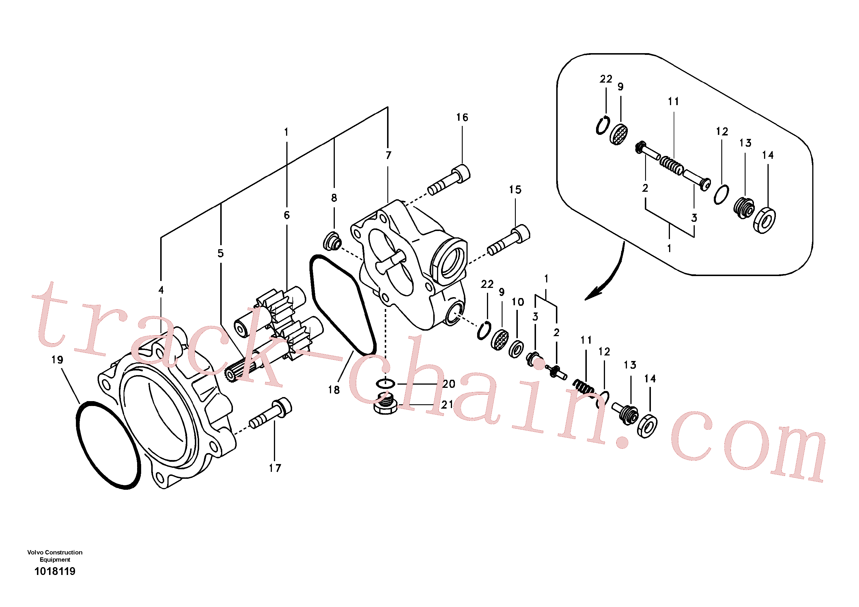 China Made SA8230-08900 Case parts for Volvo Excavator