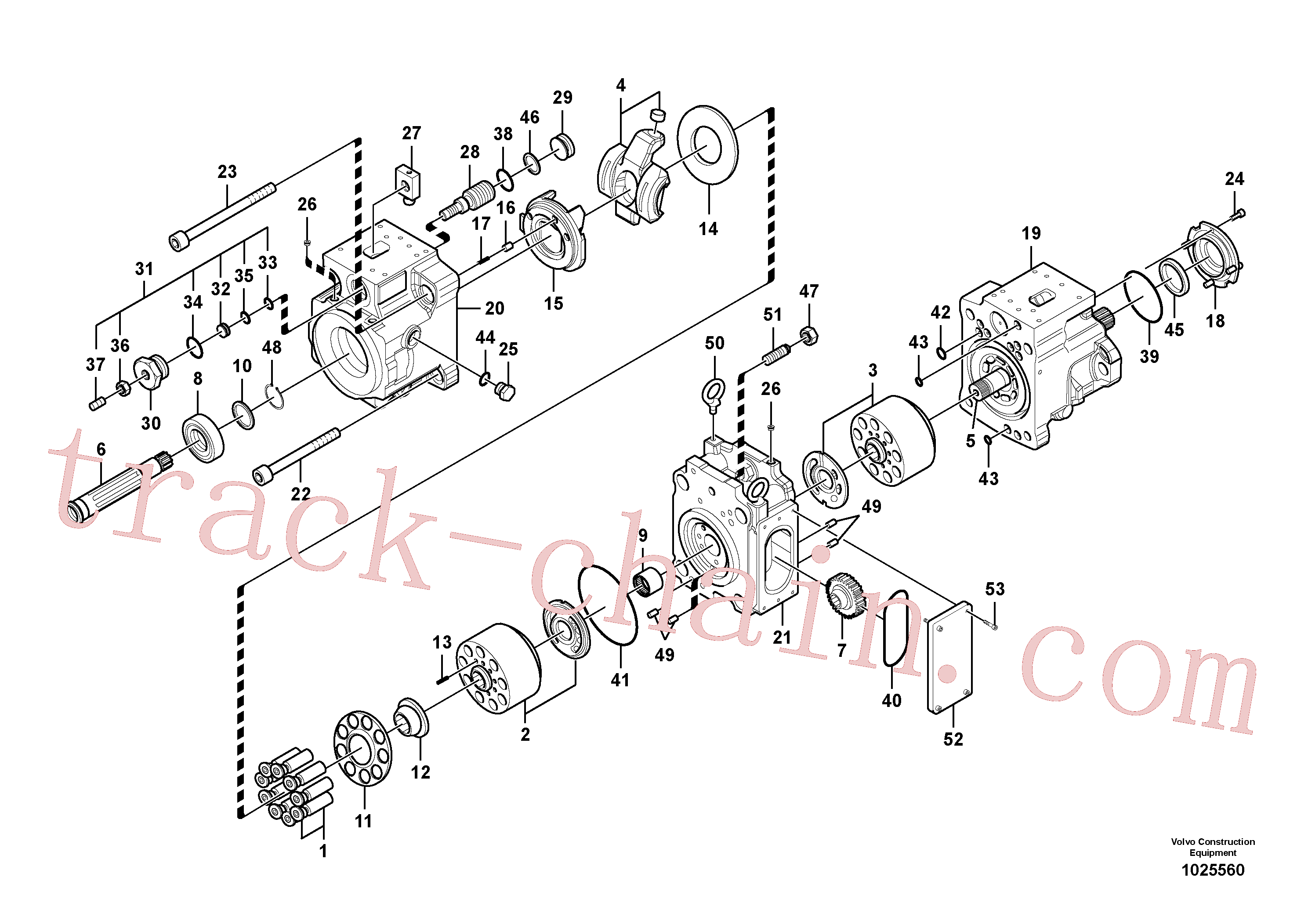 VOE14535450 for Volvo Hydraulic pump(1025560 assembly)