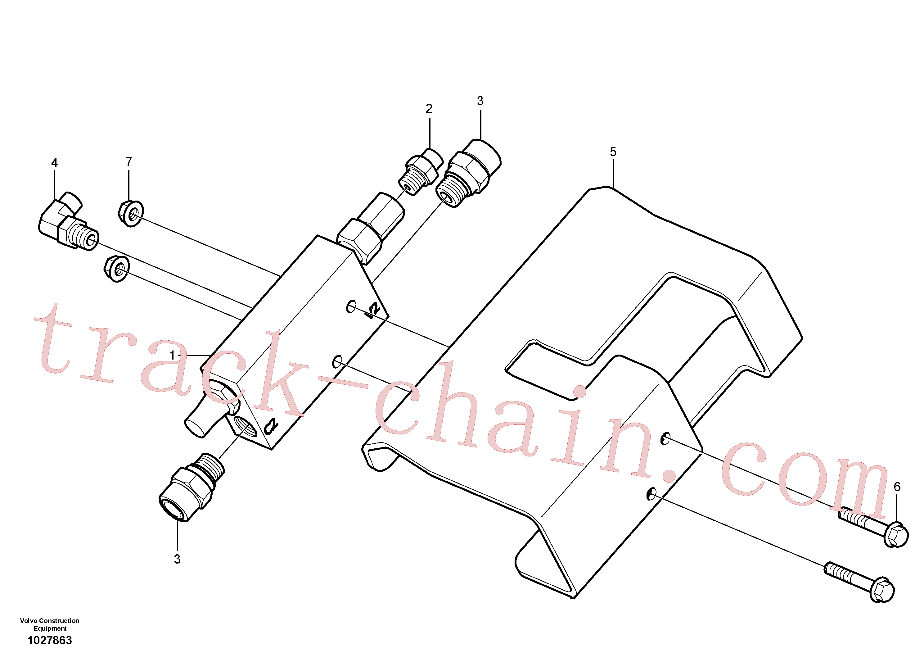 VOE11802855 for Volvo Safety valve ( dipper arm cylinder )(1027863 assembly)