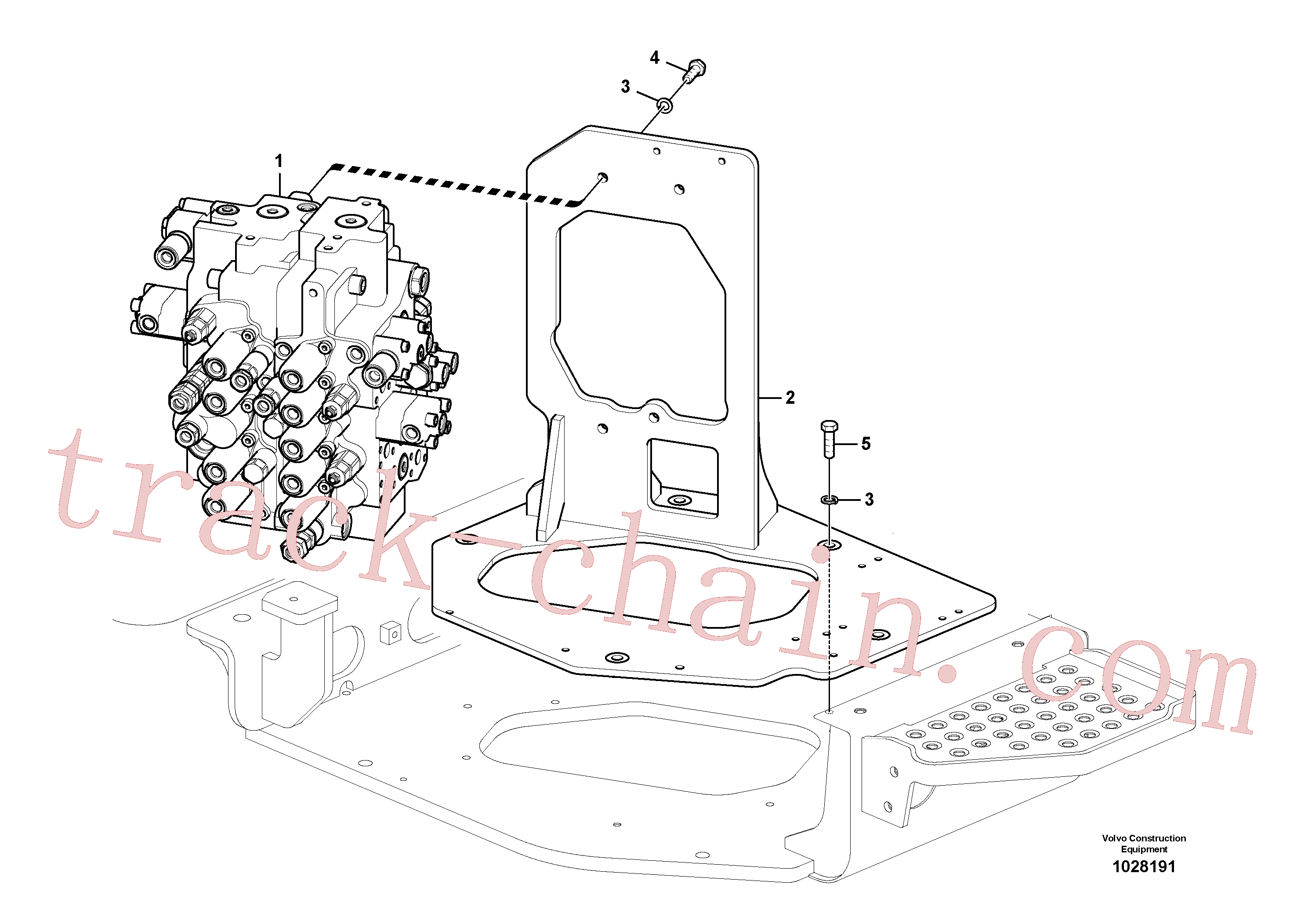 VOE14688236 for Volvo Control valve with fitting parts.(1028191 assembly)