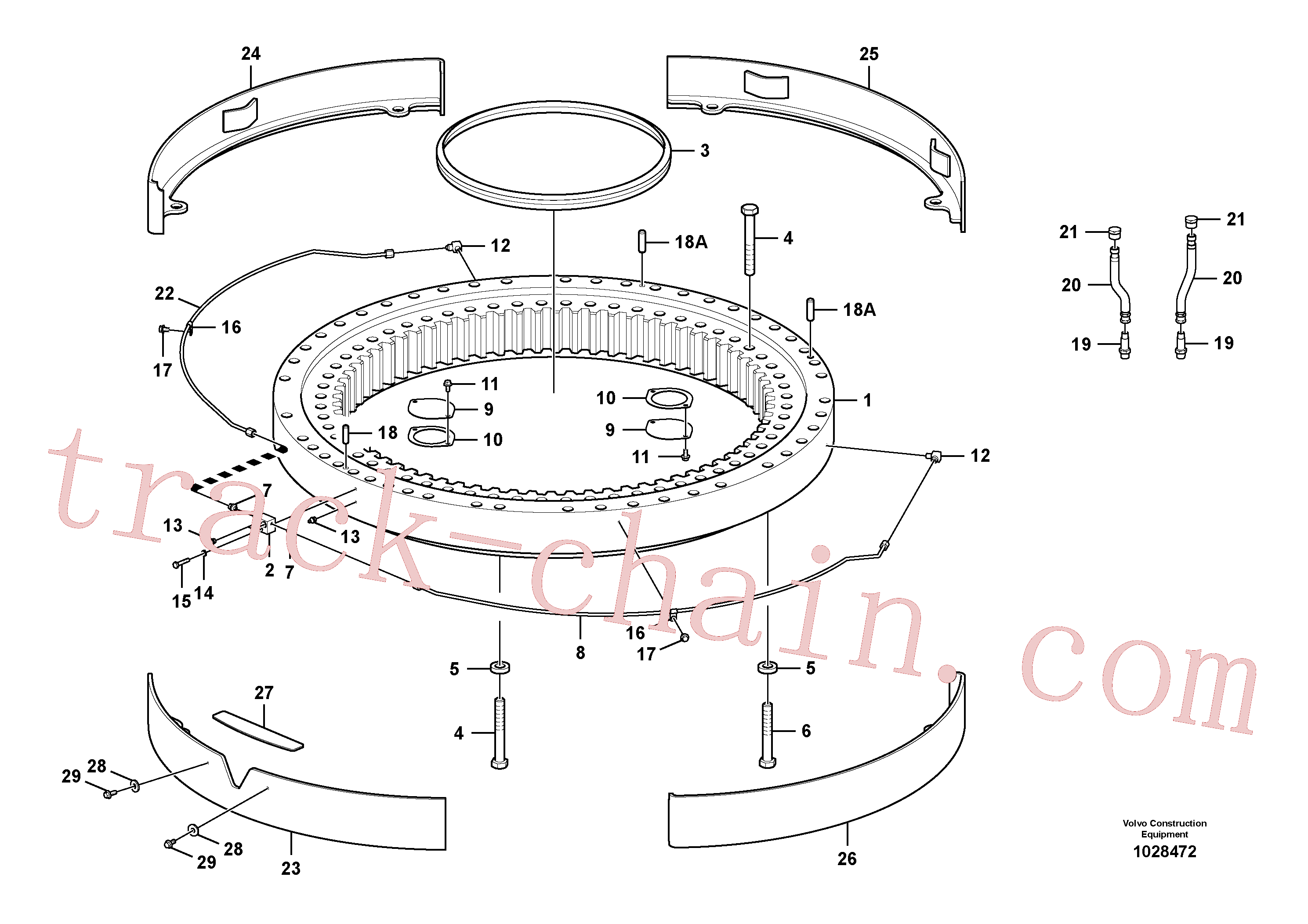 VOE14594300 for Volvo Swing system(1028472 assembly)