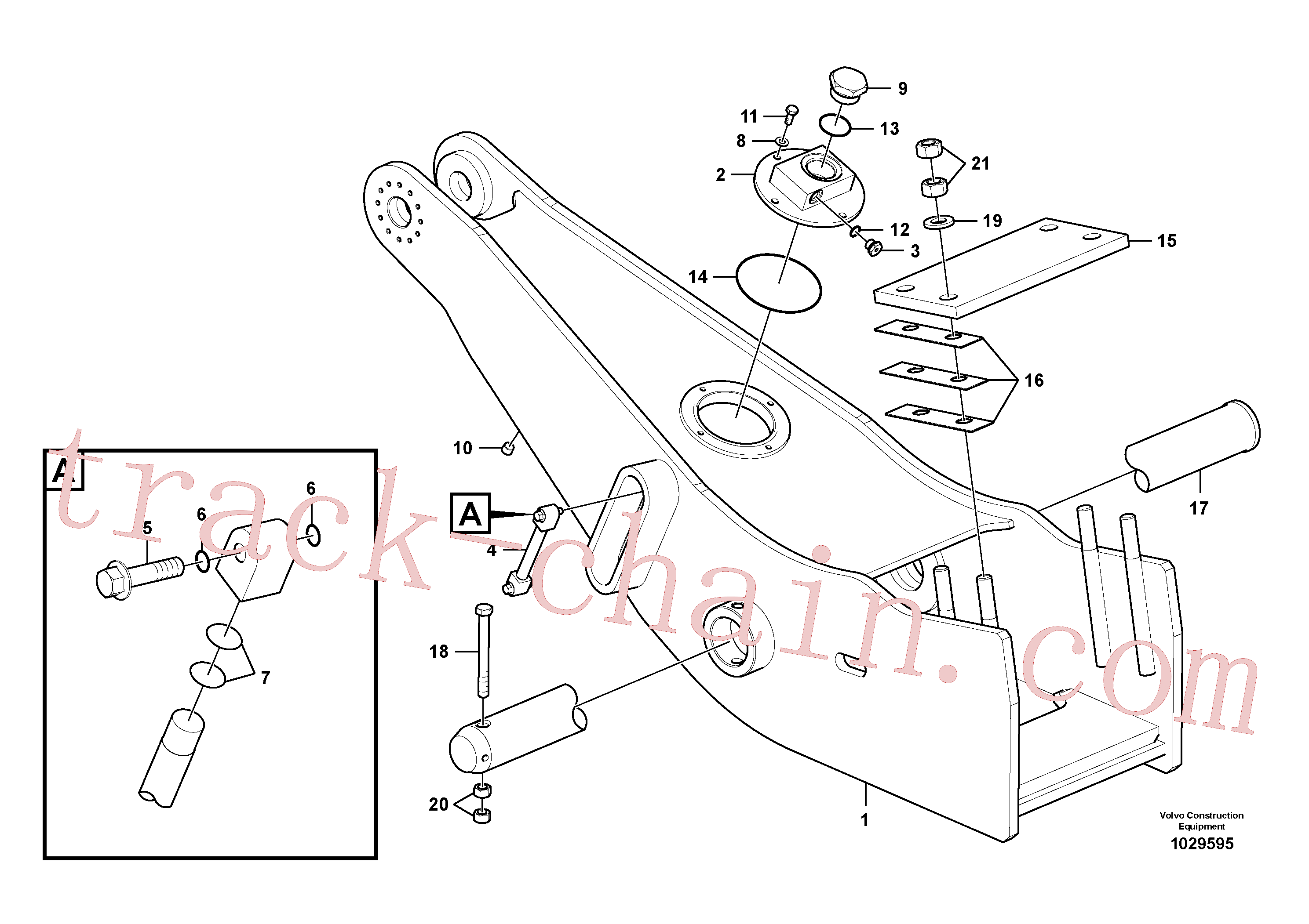 VOE14559652 Plug for Volvo Excavator Parts