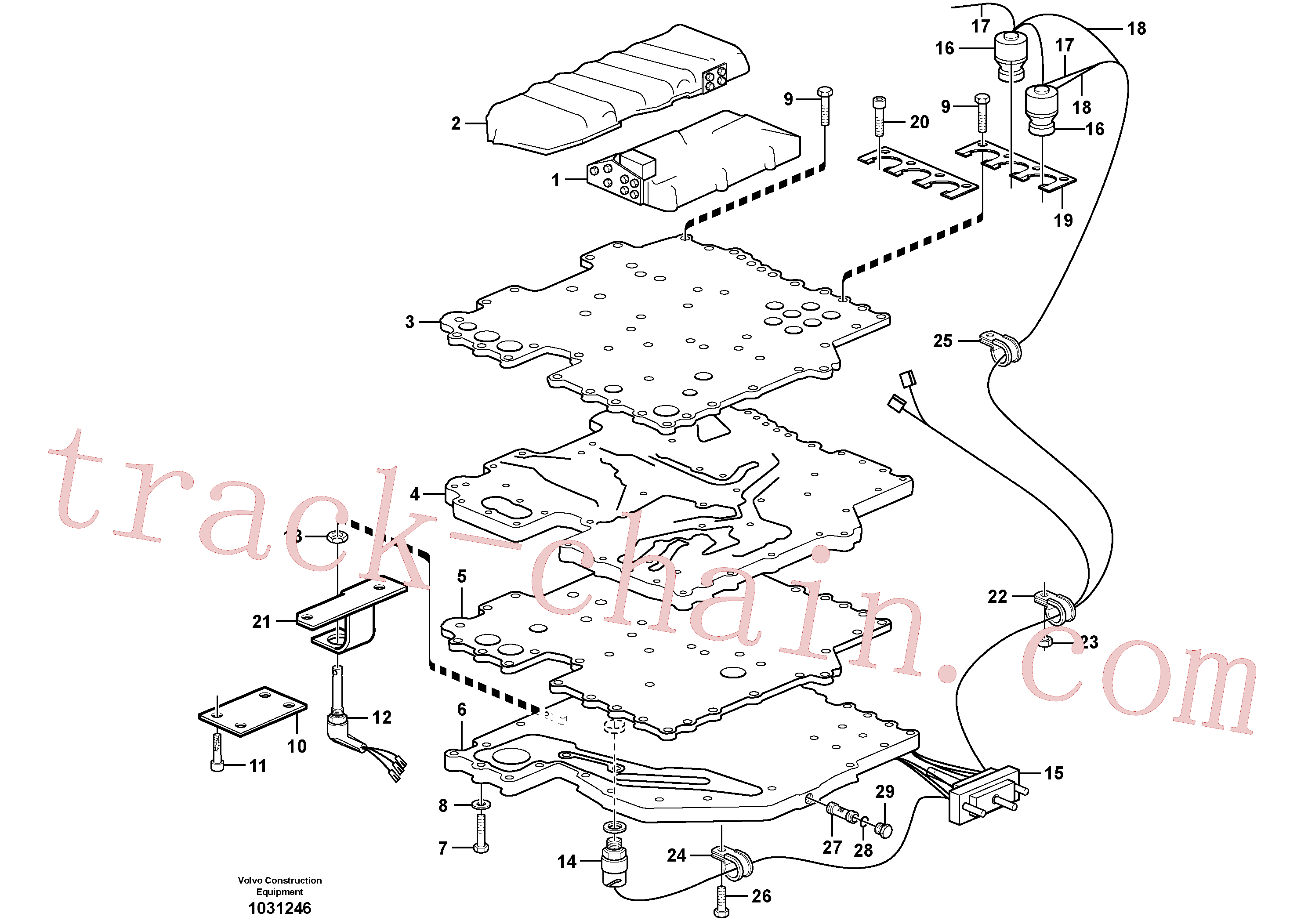 VOE60113077 for Volvo Control system(1031246 assembly)