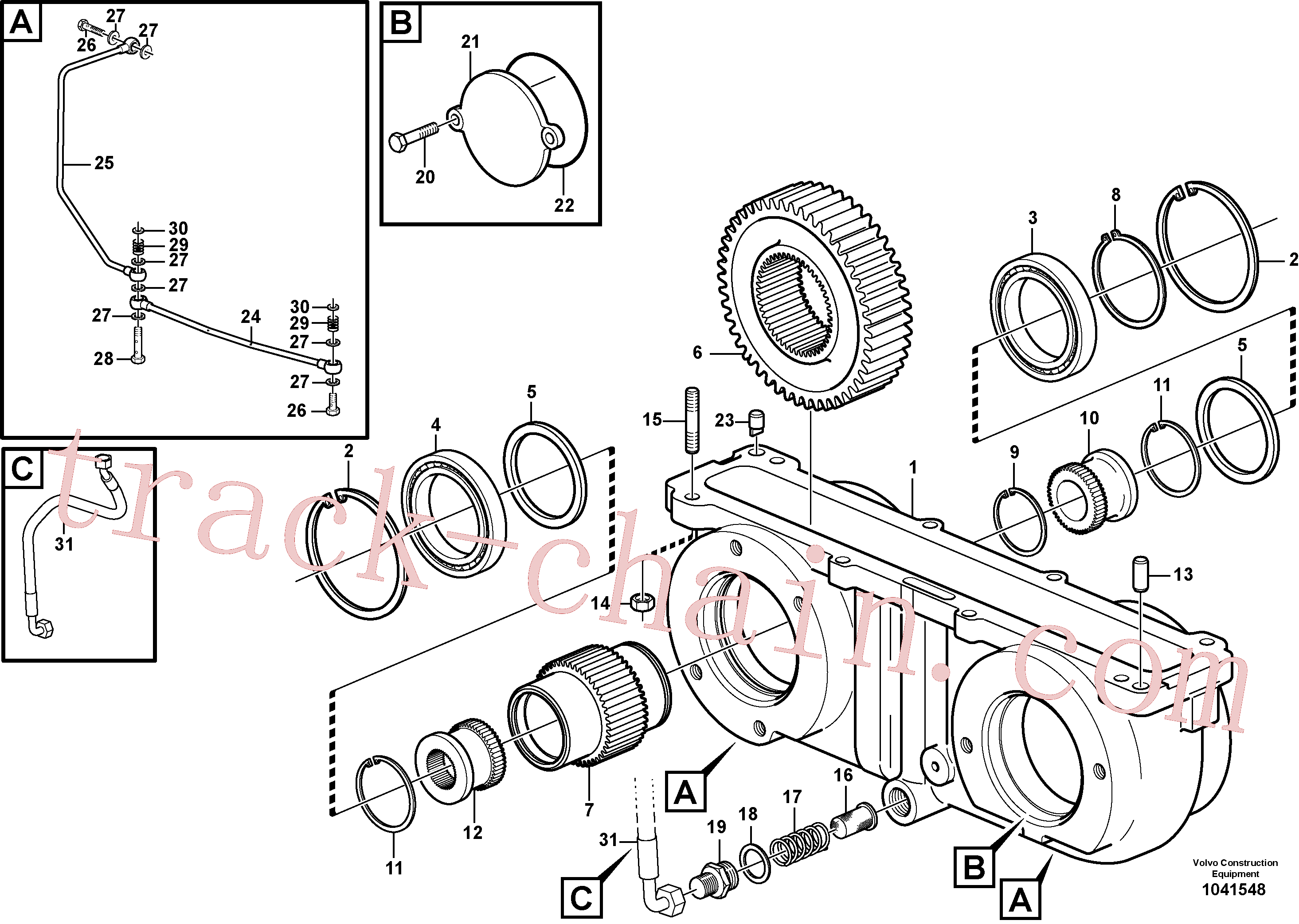 Volvo excavator part VOE946729 Gasket for sale