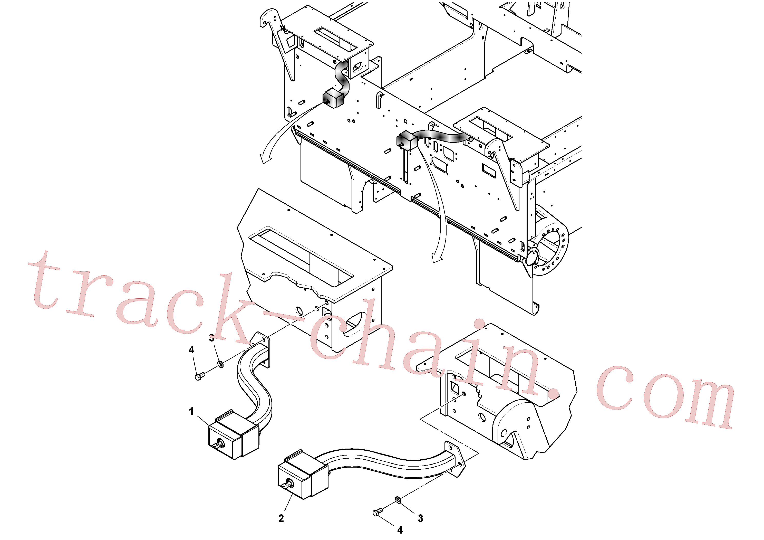 China Made RM96701495 Hexagon screw parts for Volvo Excavator