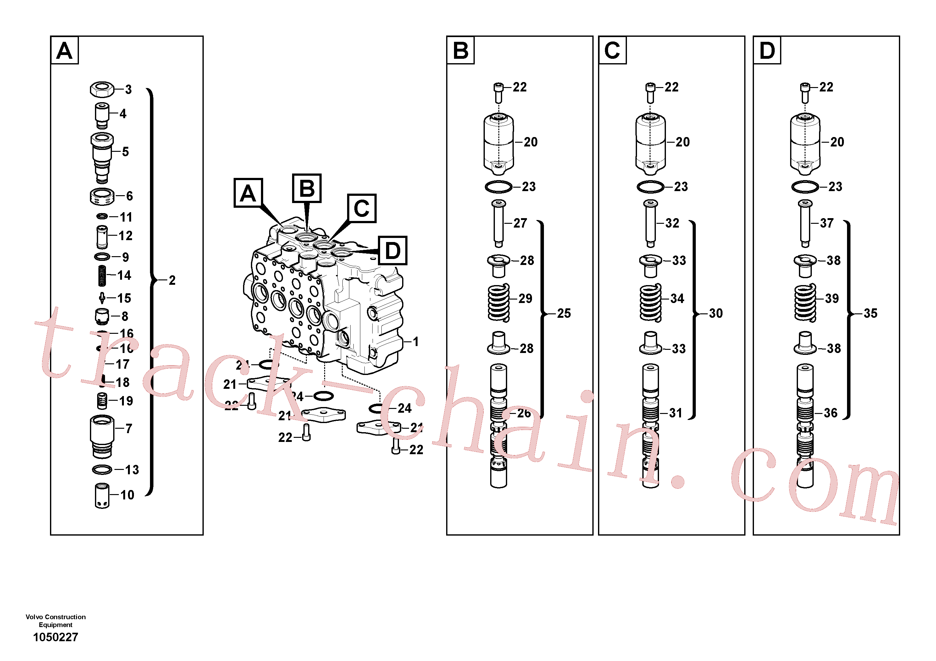 Wholesale VOE14616043 Lock nut for Volvo Excavator