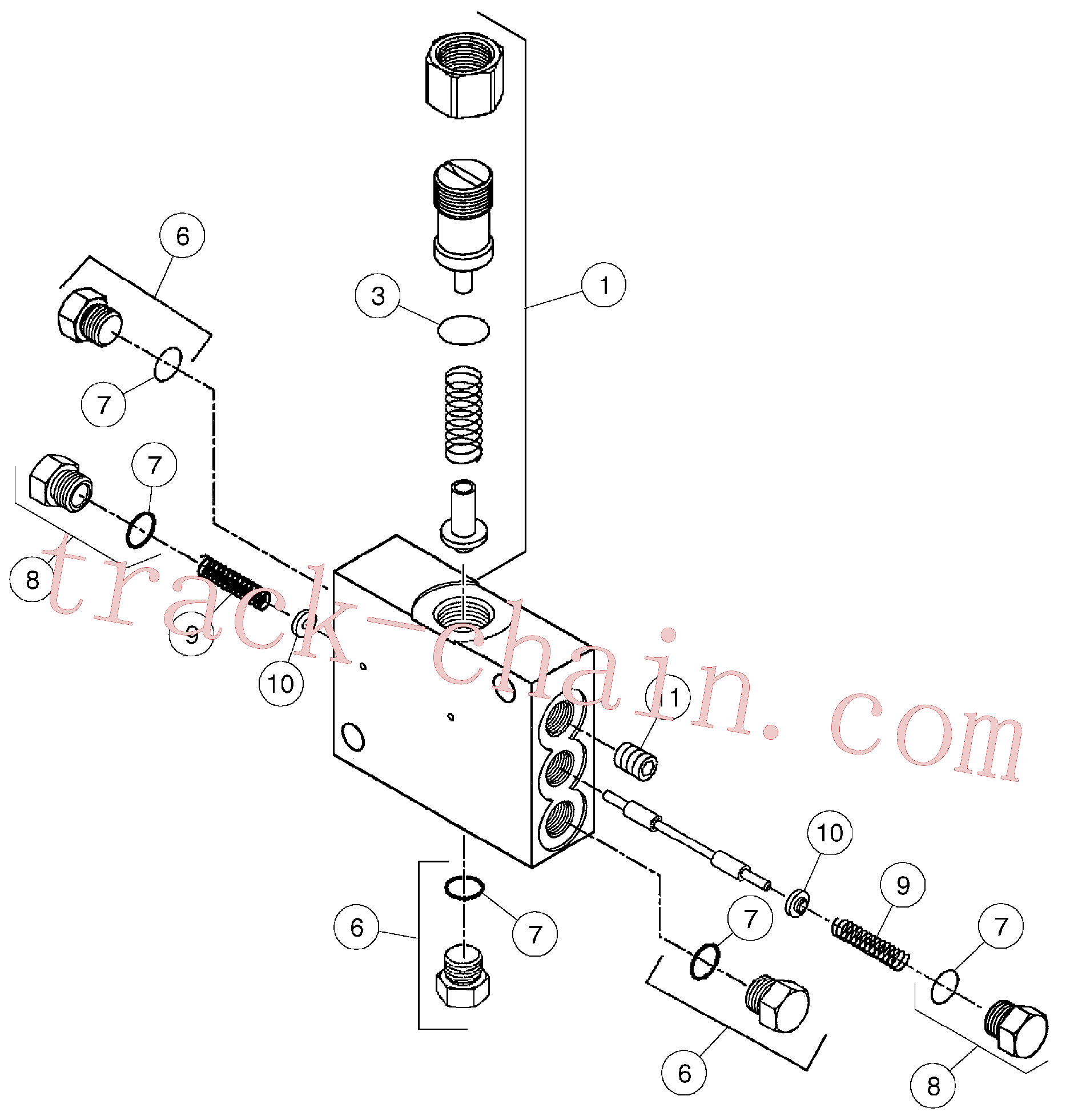 Volvo Assembly RM59040923 Relief valve for sale