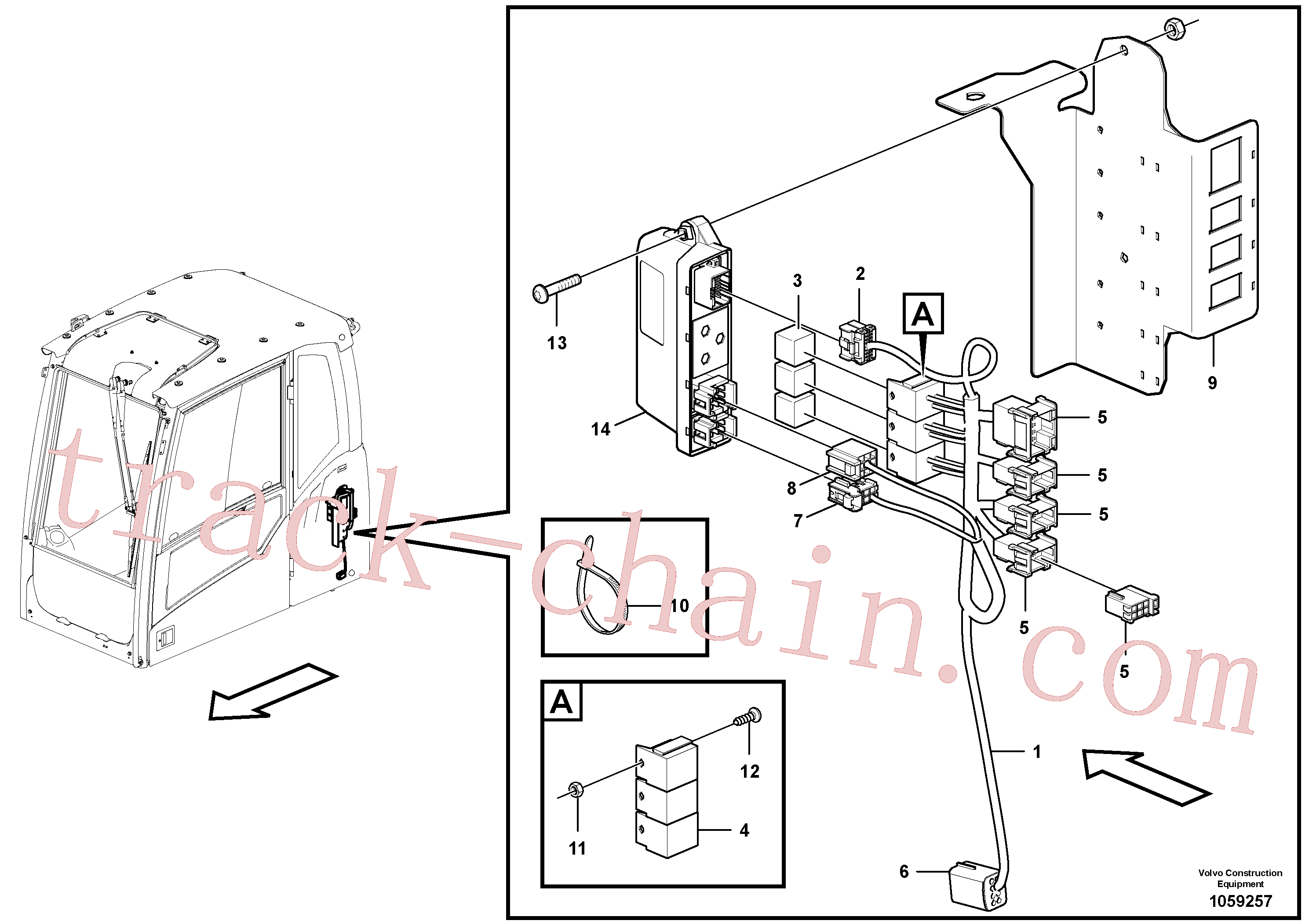 VOE11806483 for Volvo Cable harness, rototilt(1059257 assembly)