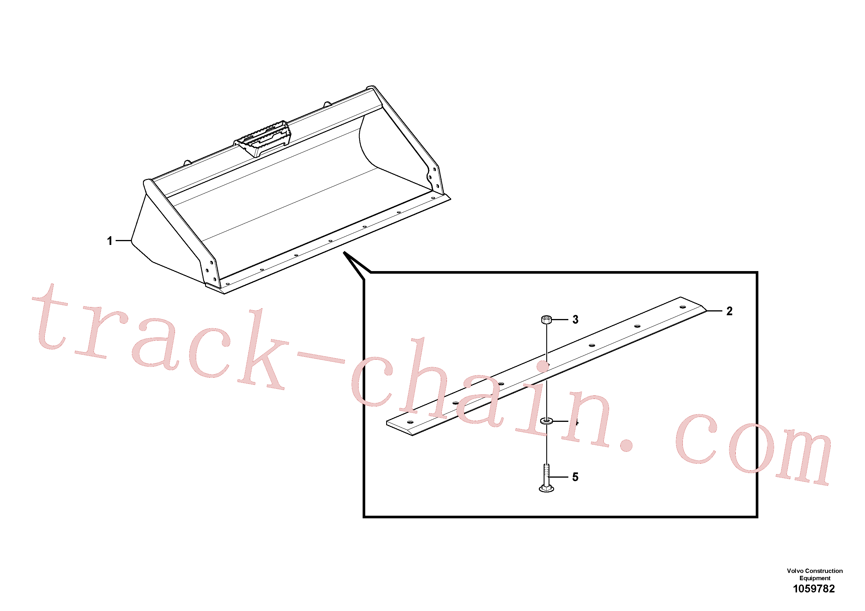 VOE16218193 Bucket for Volvo Excavator Parts