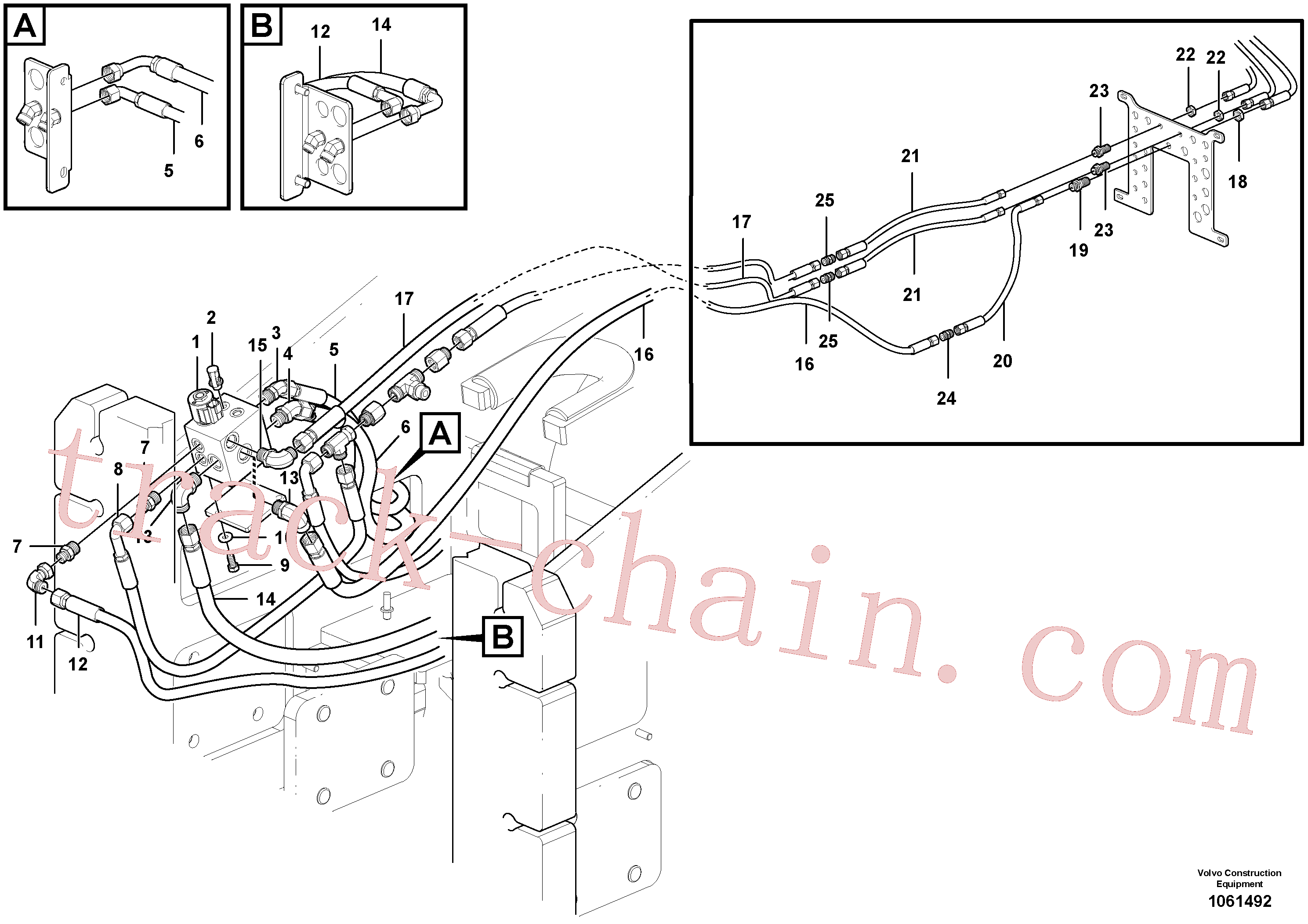 RM59921031 for Volvo Two Speed Valve Hydraulic Circuit - AWD(1061492 assembly)