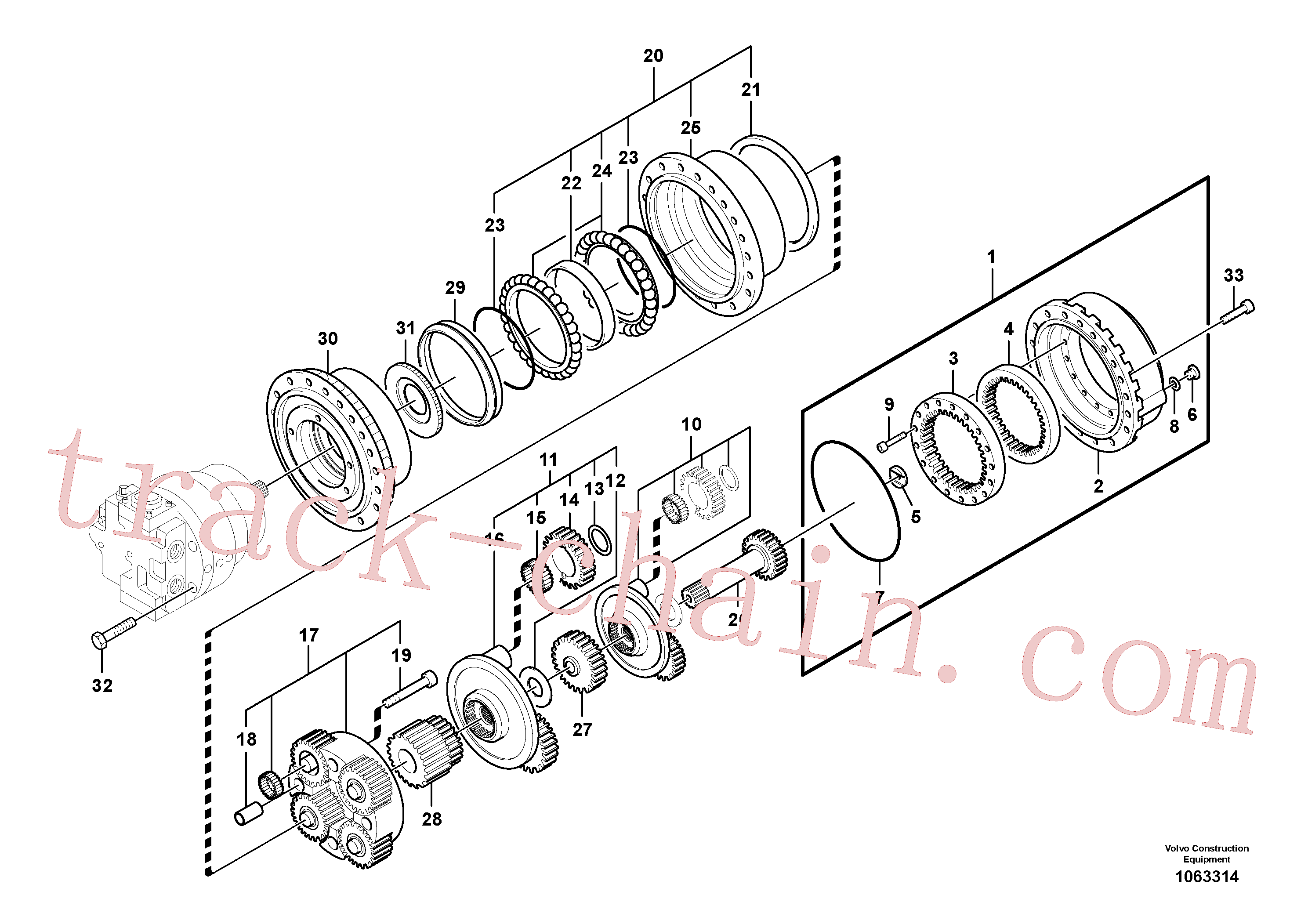 Volvo Assembly VOE14608960 Gear for sale