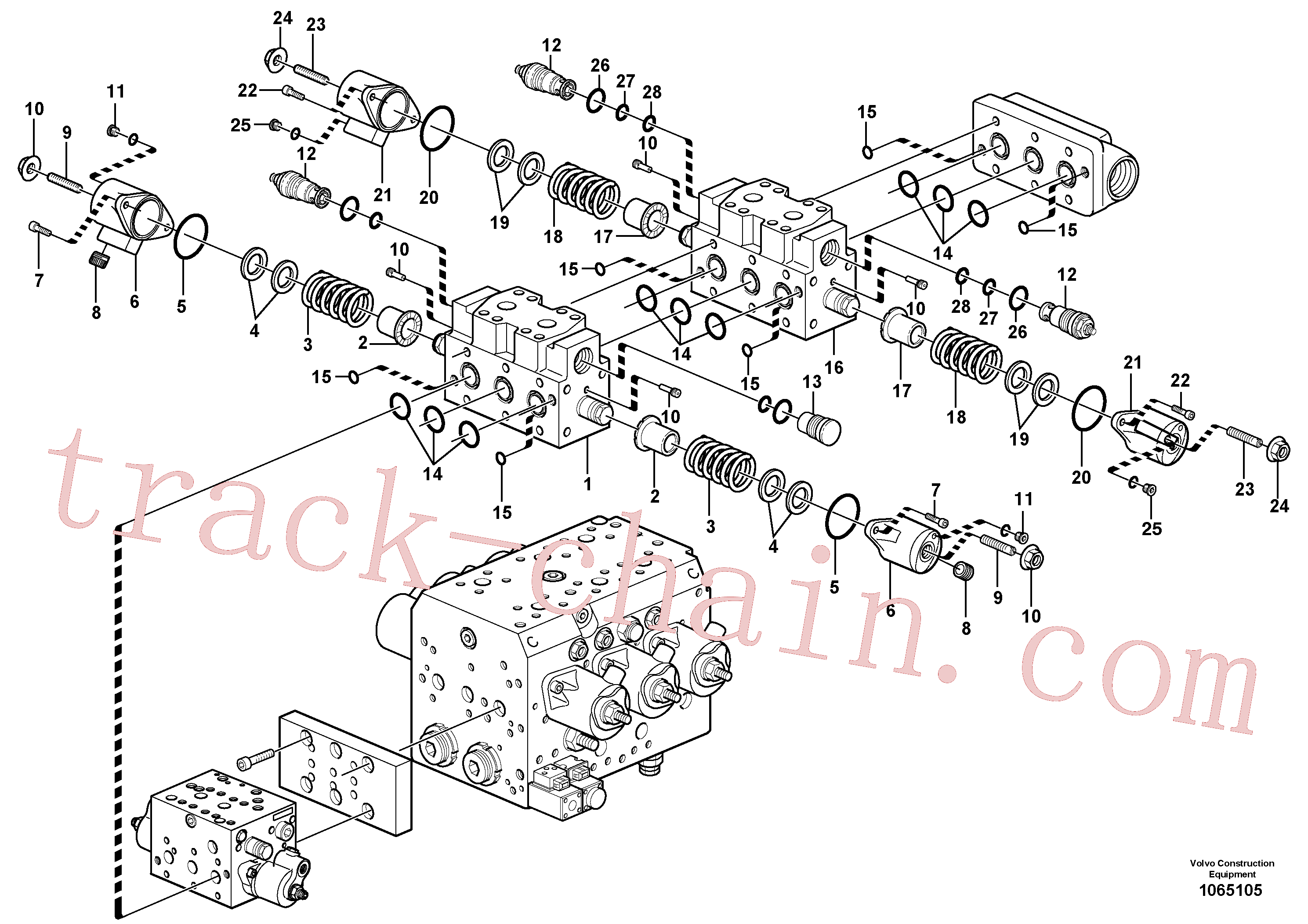 China Made VOE14729901 O-ring parts for Volvo Excavator