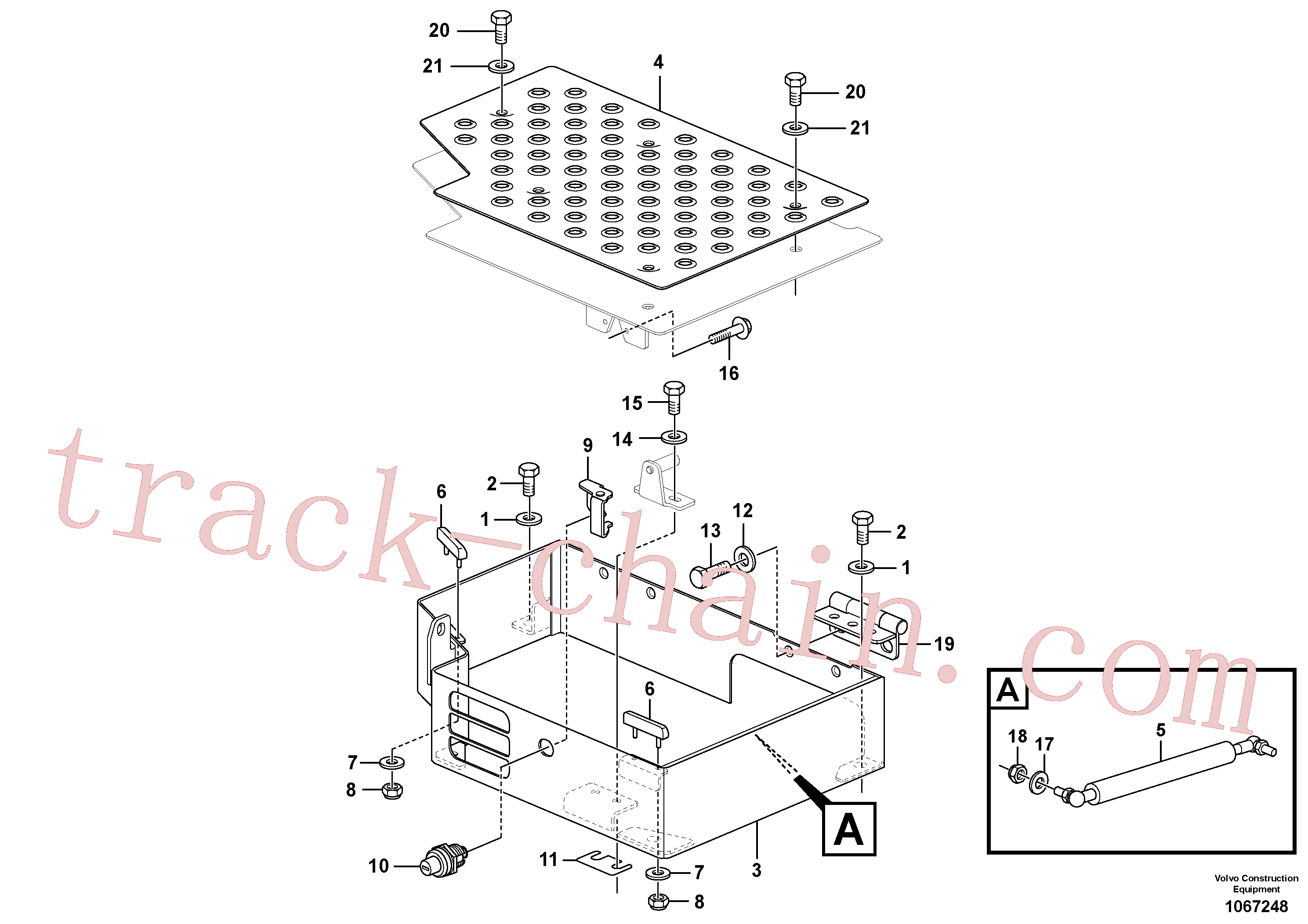 VOE993426 Hexagon screw for Volvo Excavator Parts