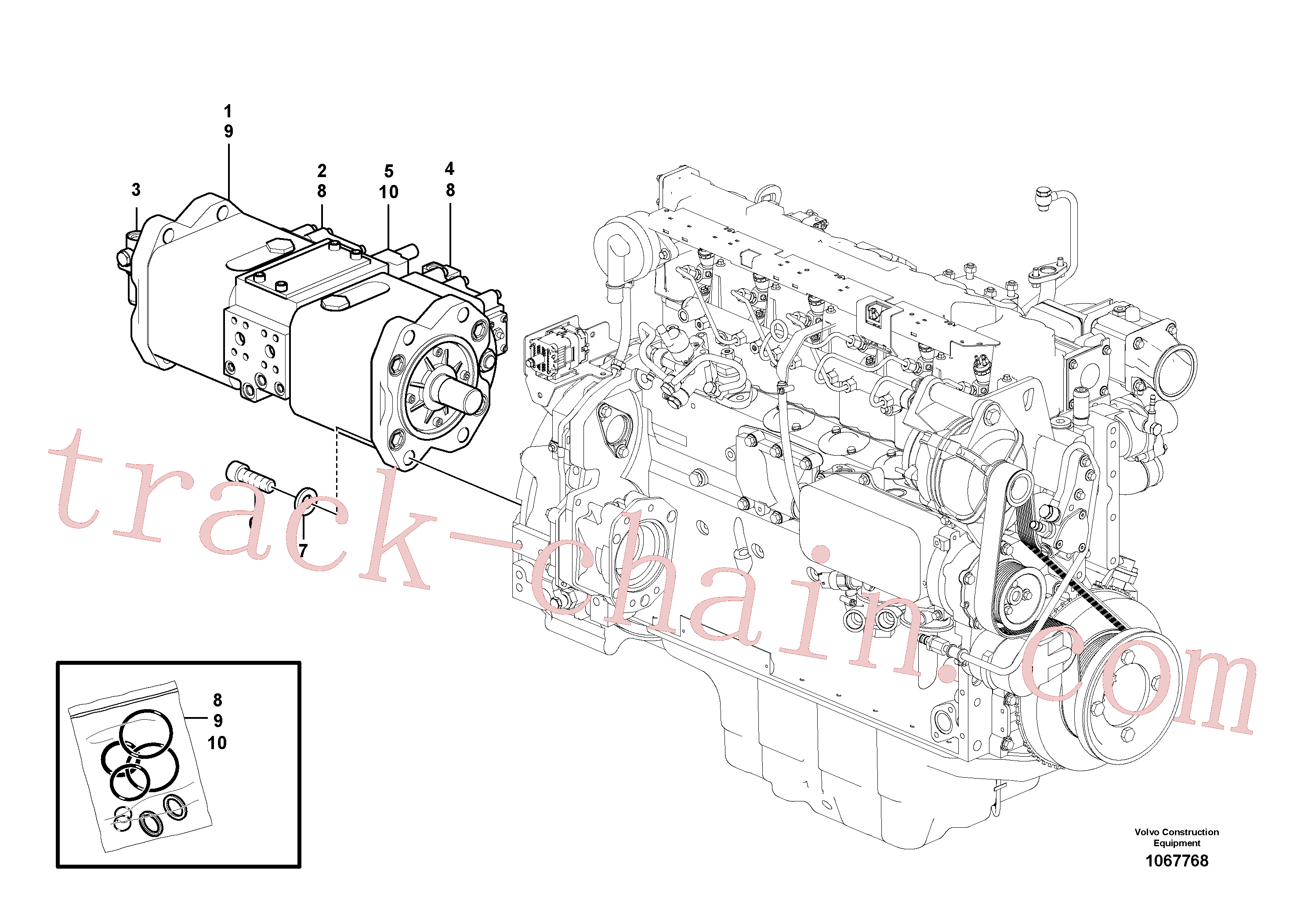 VOE14652547 Seal for Volvo Excavator spare