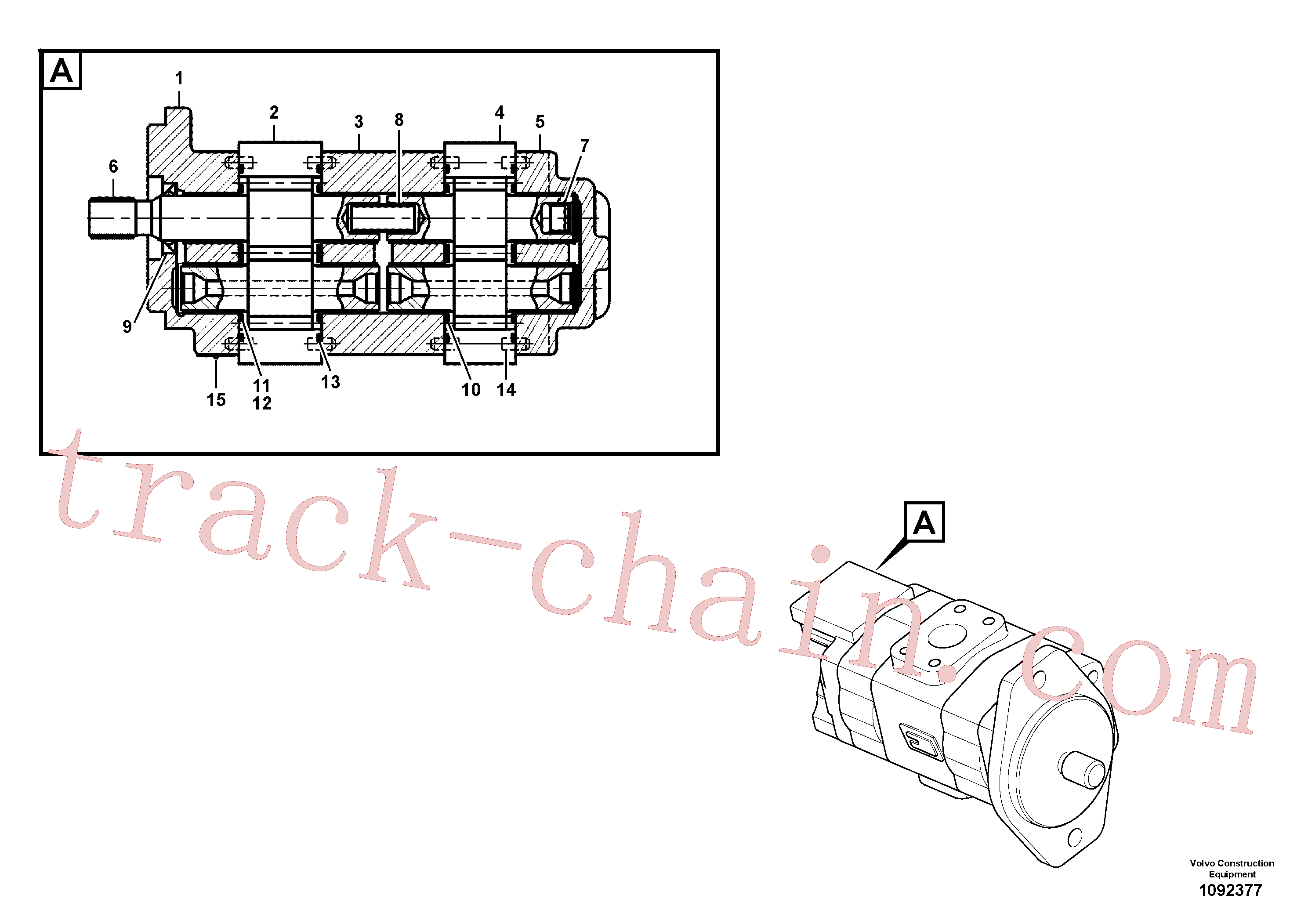 VOE14550106 Cover for Volvo Excavator Parts