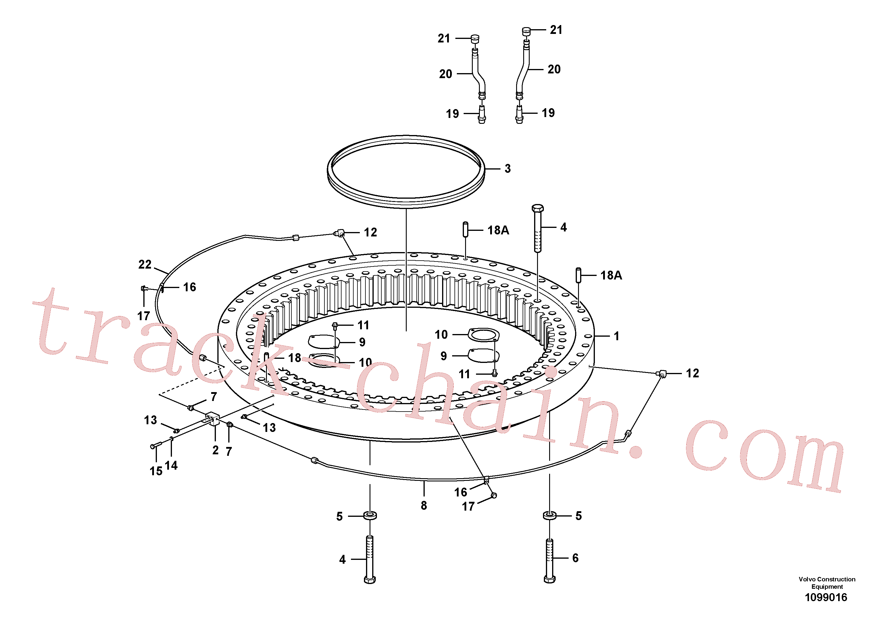 VOE14526659 for Volvo Swing system(1099016 assembly)