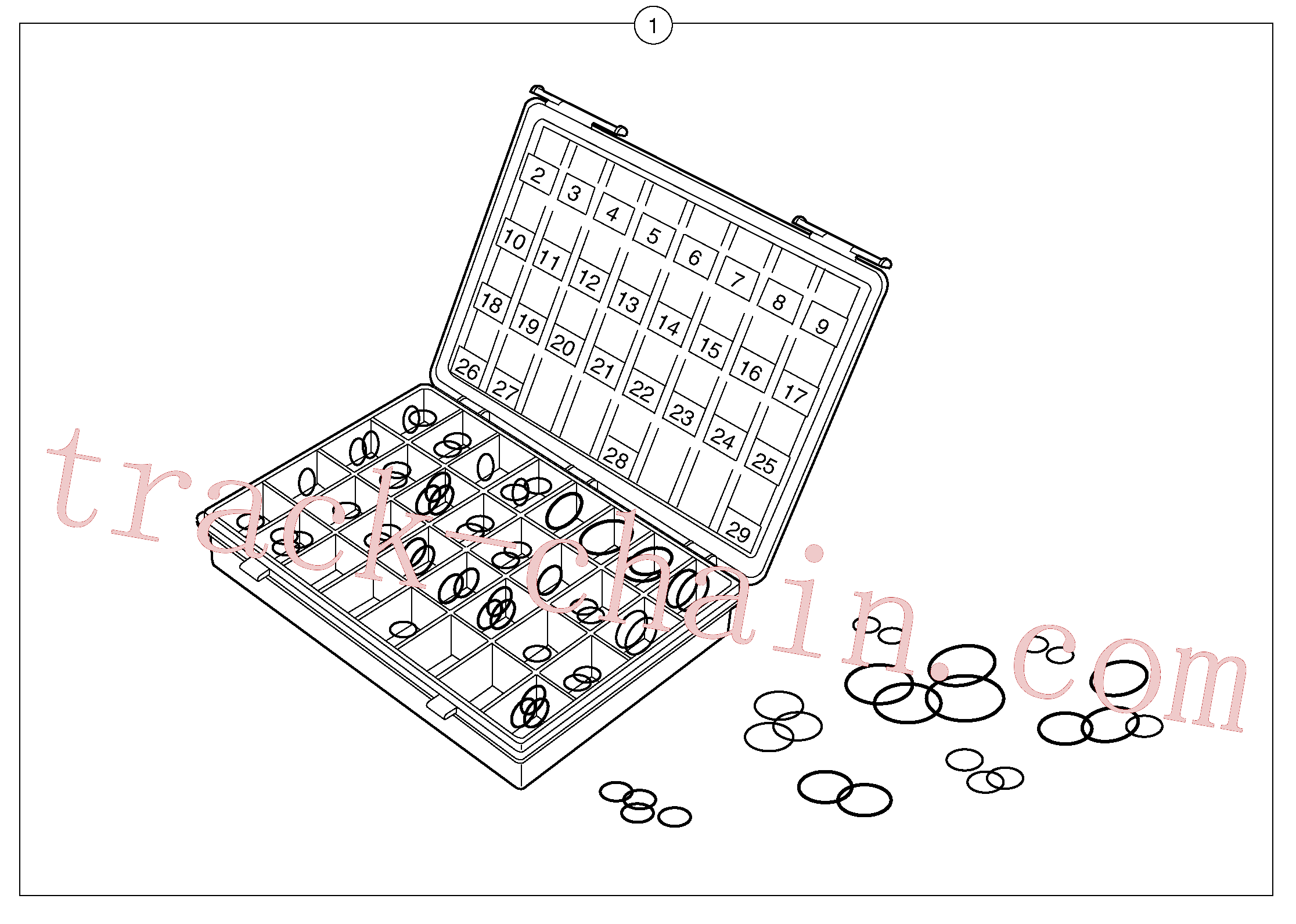 China Made PJ4040246 O-ring parts for Volvo Excavator