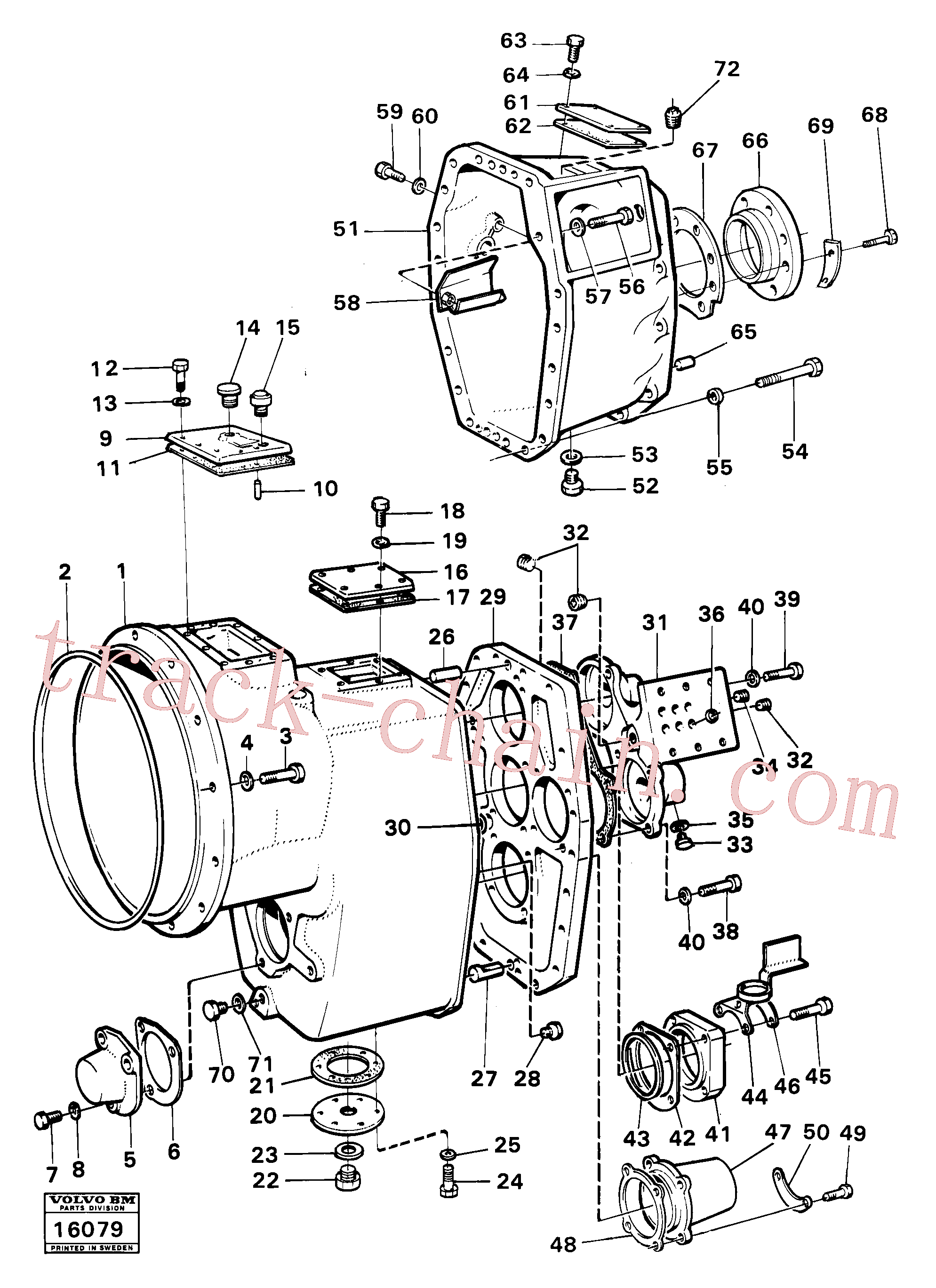 VOE946729 for Volvo Housing,covers and boltings(16079 assembly)