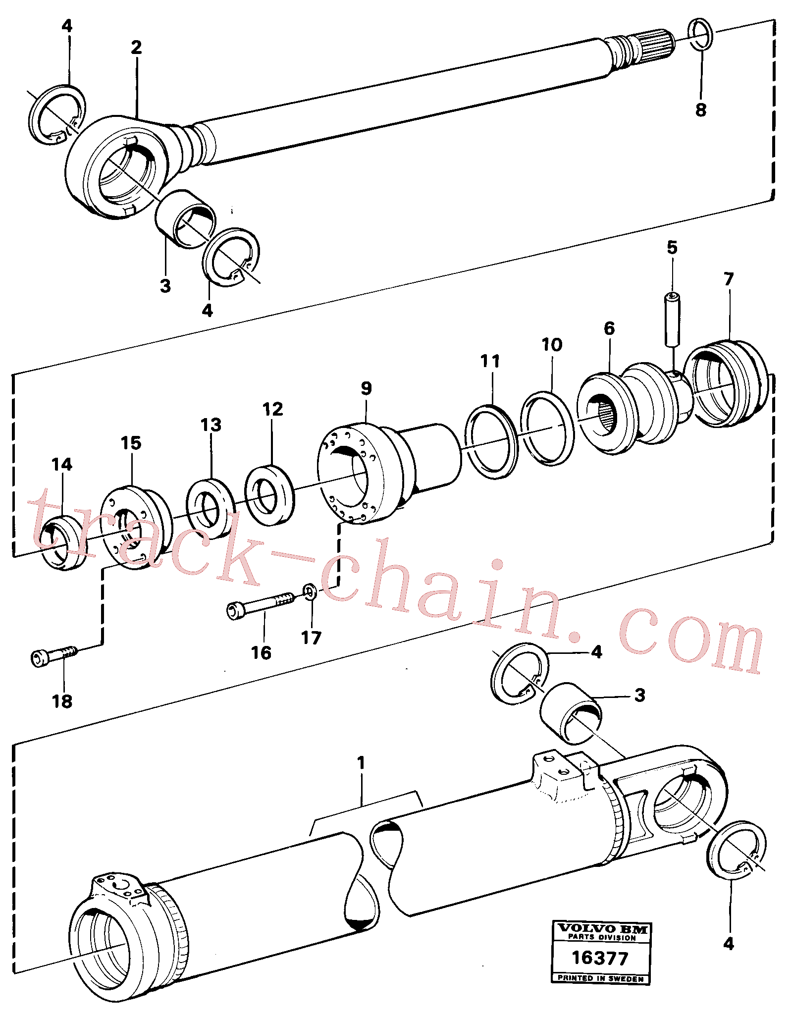 China Made VOE6630497 Gasket kit parts for Volvo Excavator