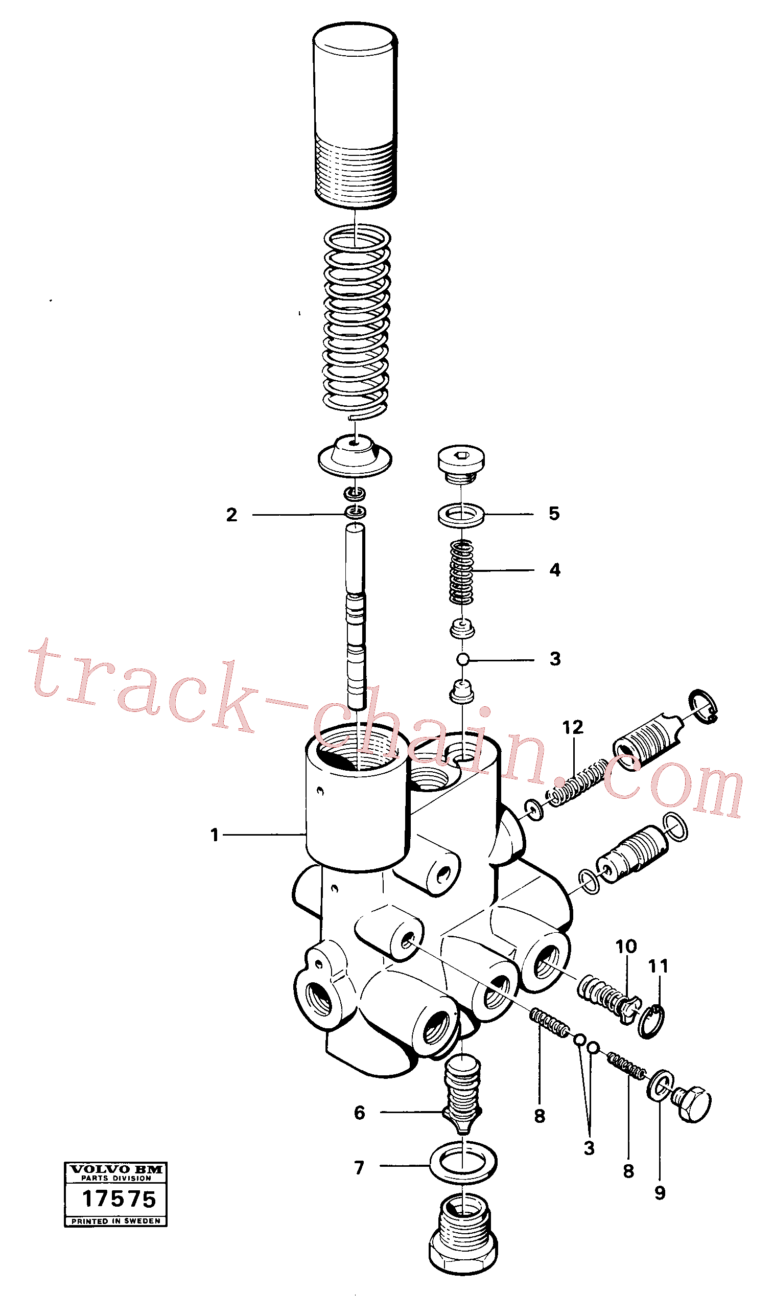 VOE946729 for Volvo Valve section(17575 assembly)