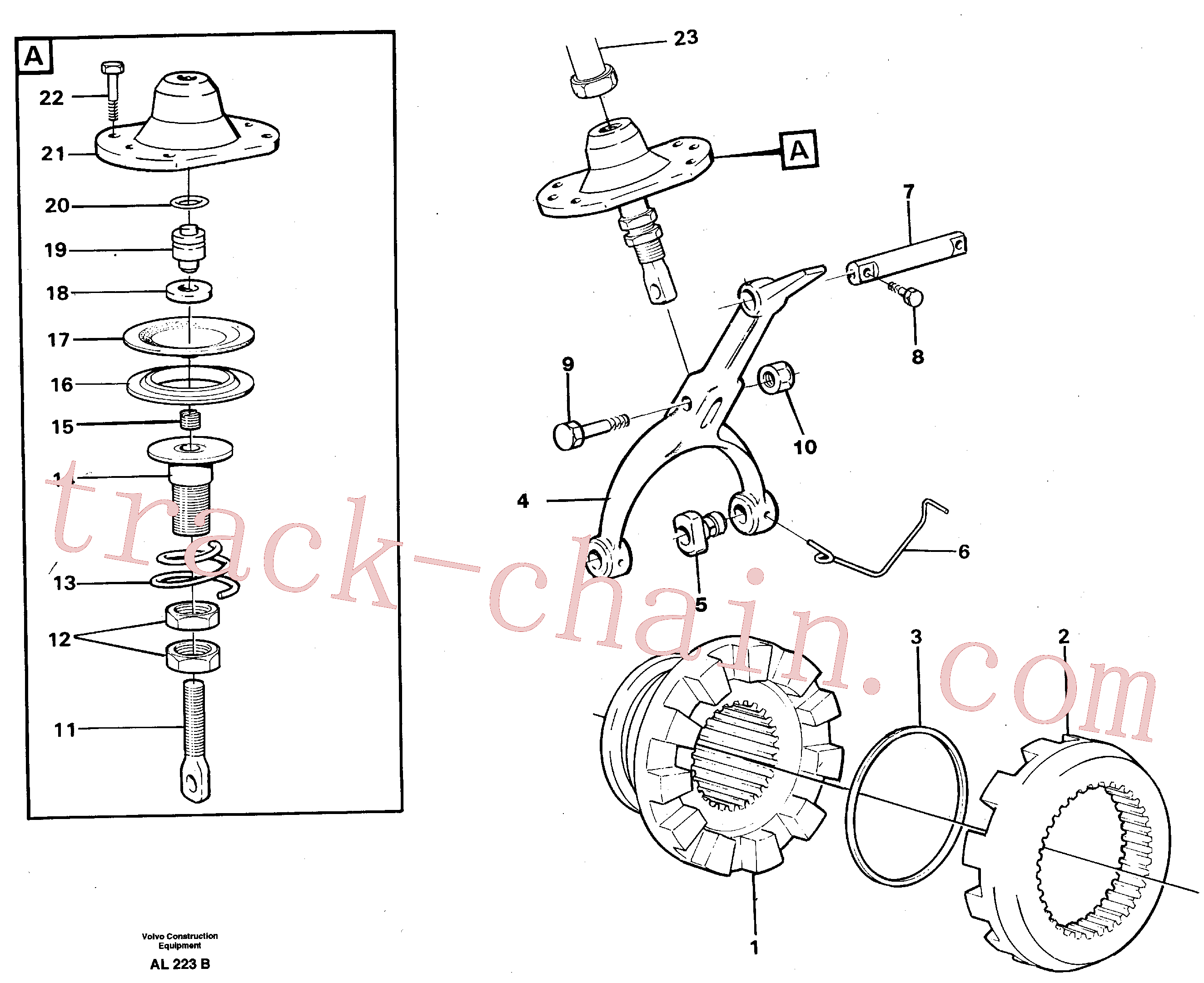 VOE11035445 for Volvo Differential lock(AL223B assembly)