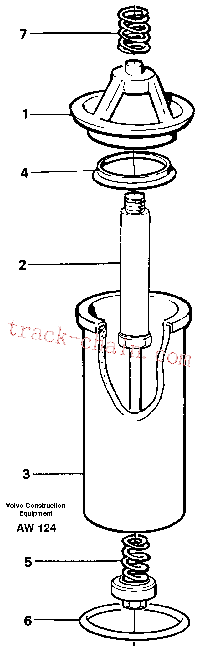 VOE11715947 Sleeve for Volvo Excavator spare