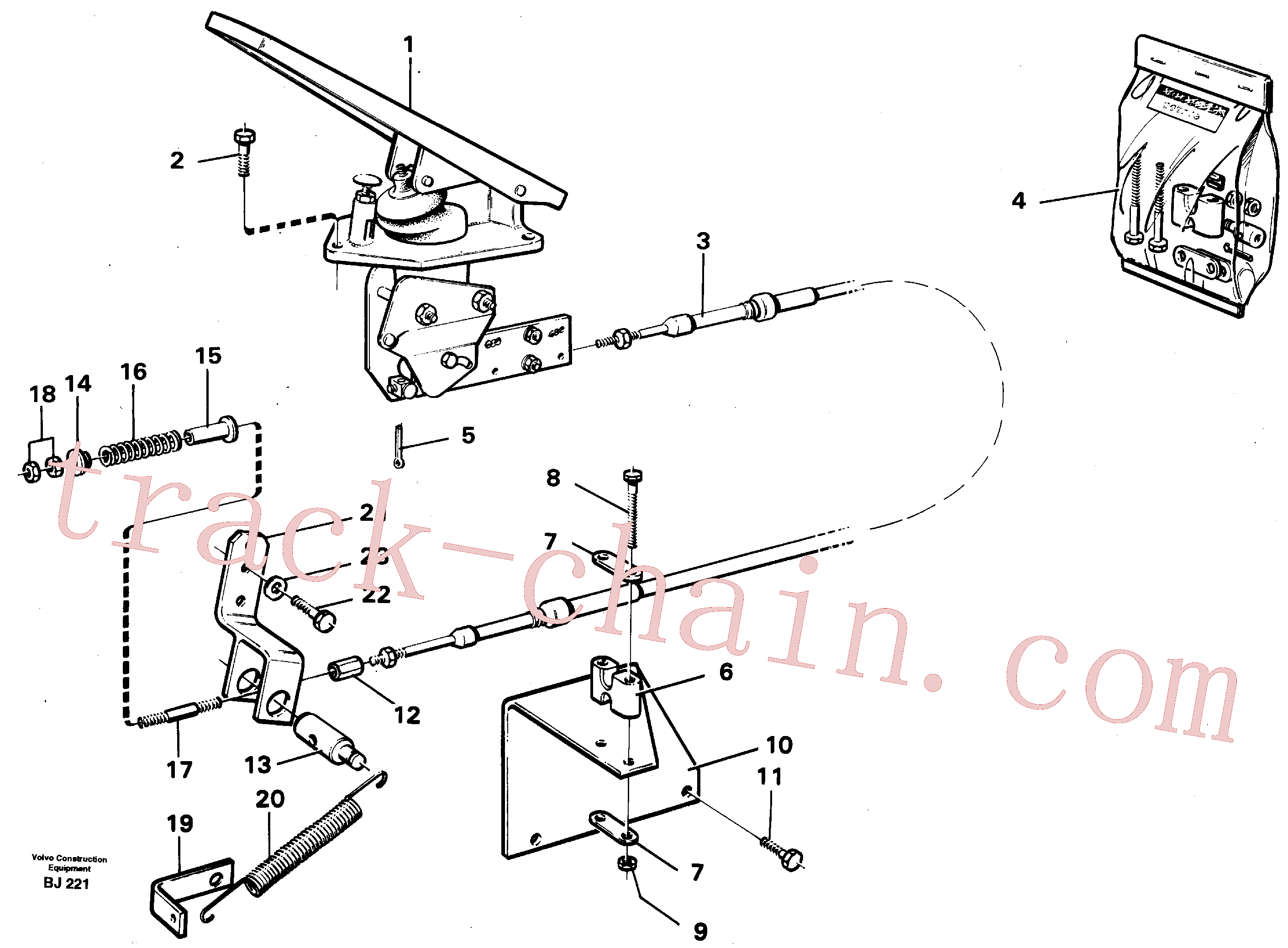 VOE946934 for Volvo Regulator control(BJ221 assembly)