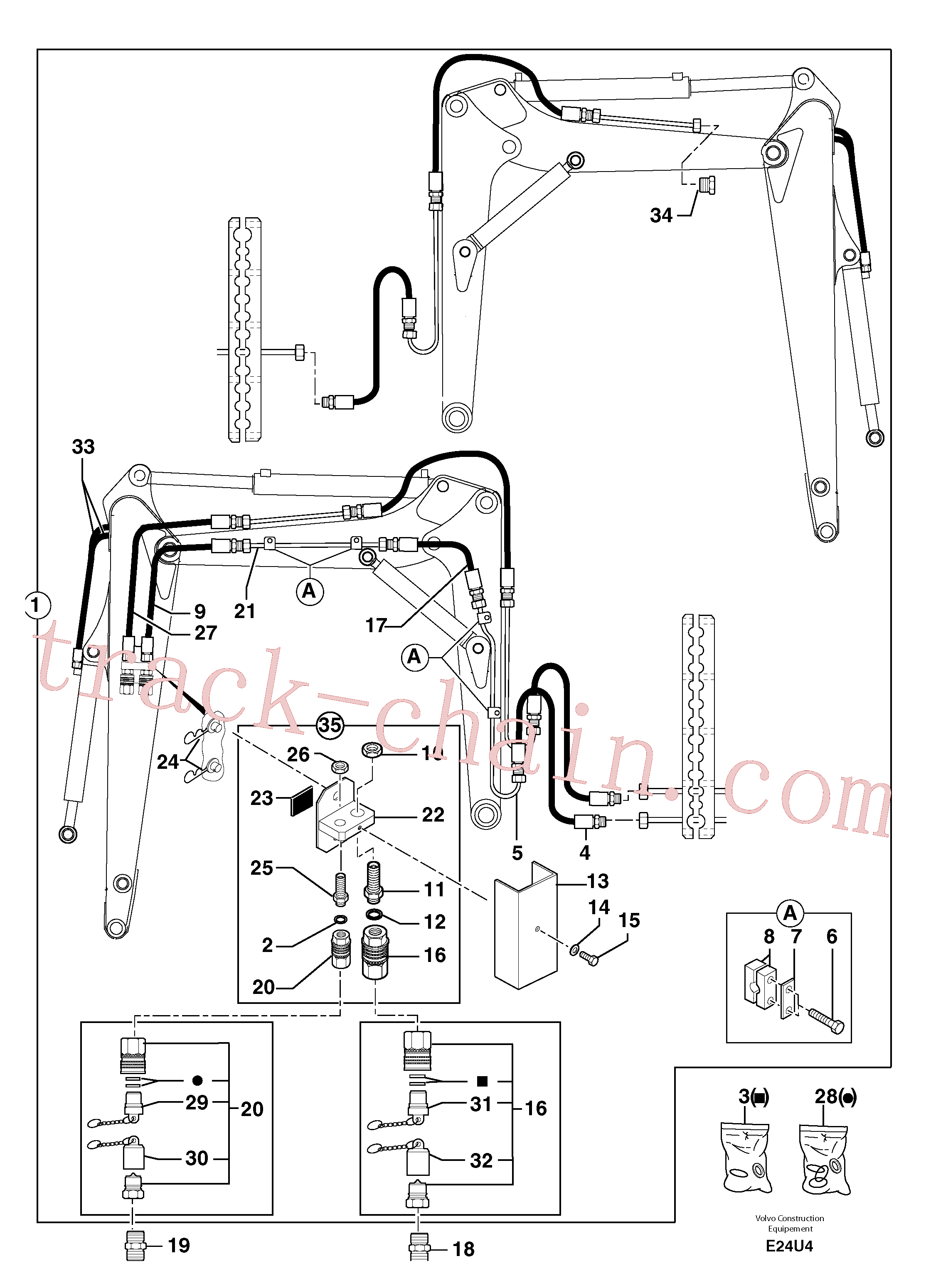 Volvo Assembly PJ6833034 Hydraulic system for sale