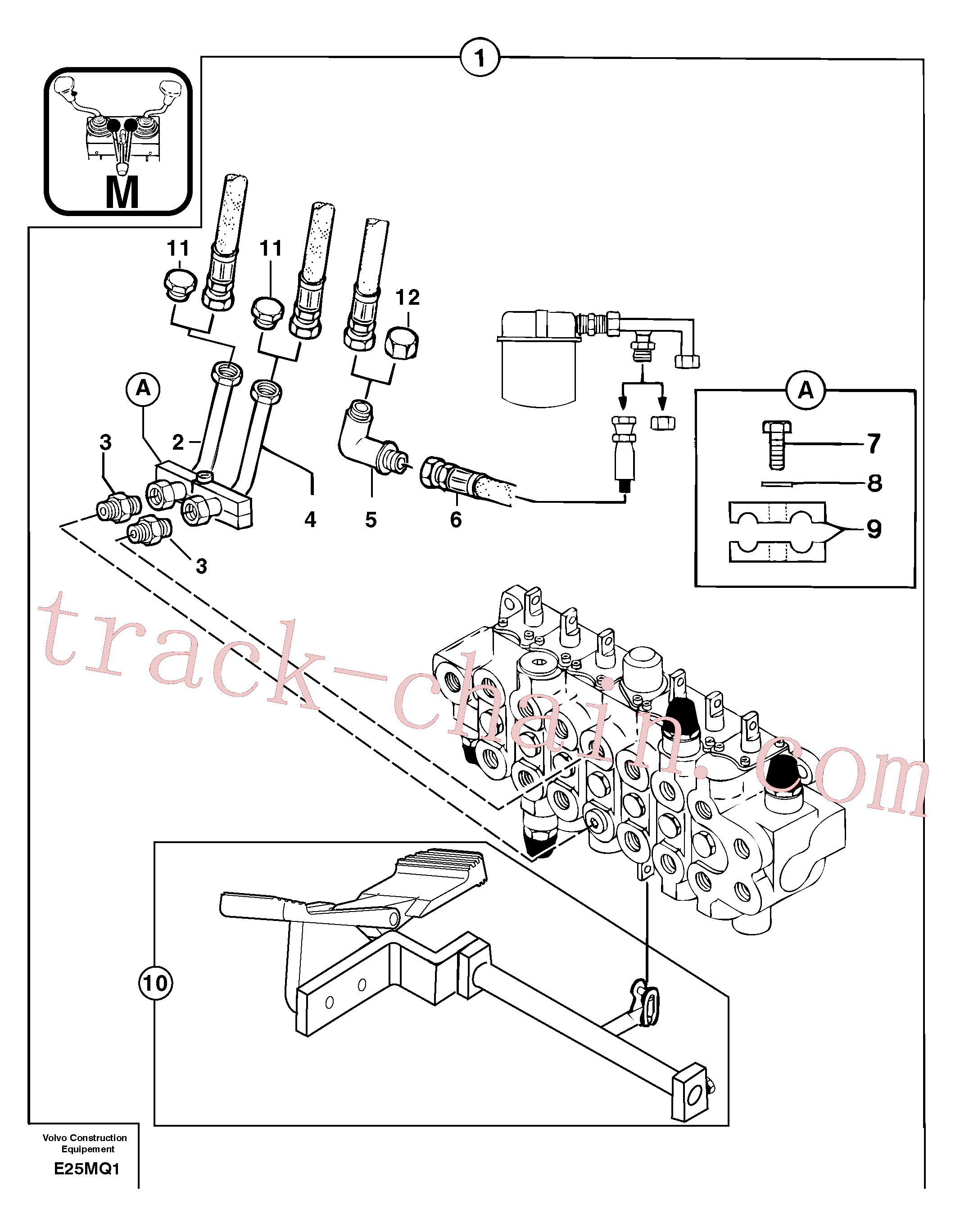 PJ5910566 Tube for Volvo Excavator Parts