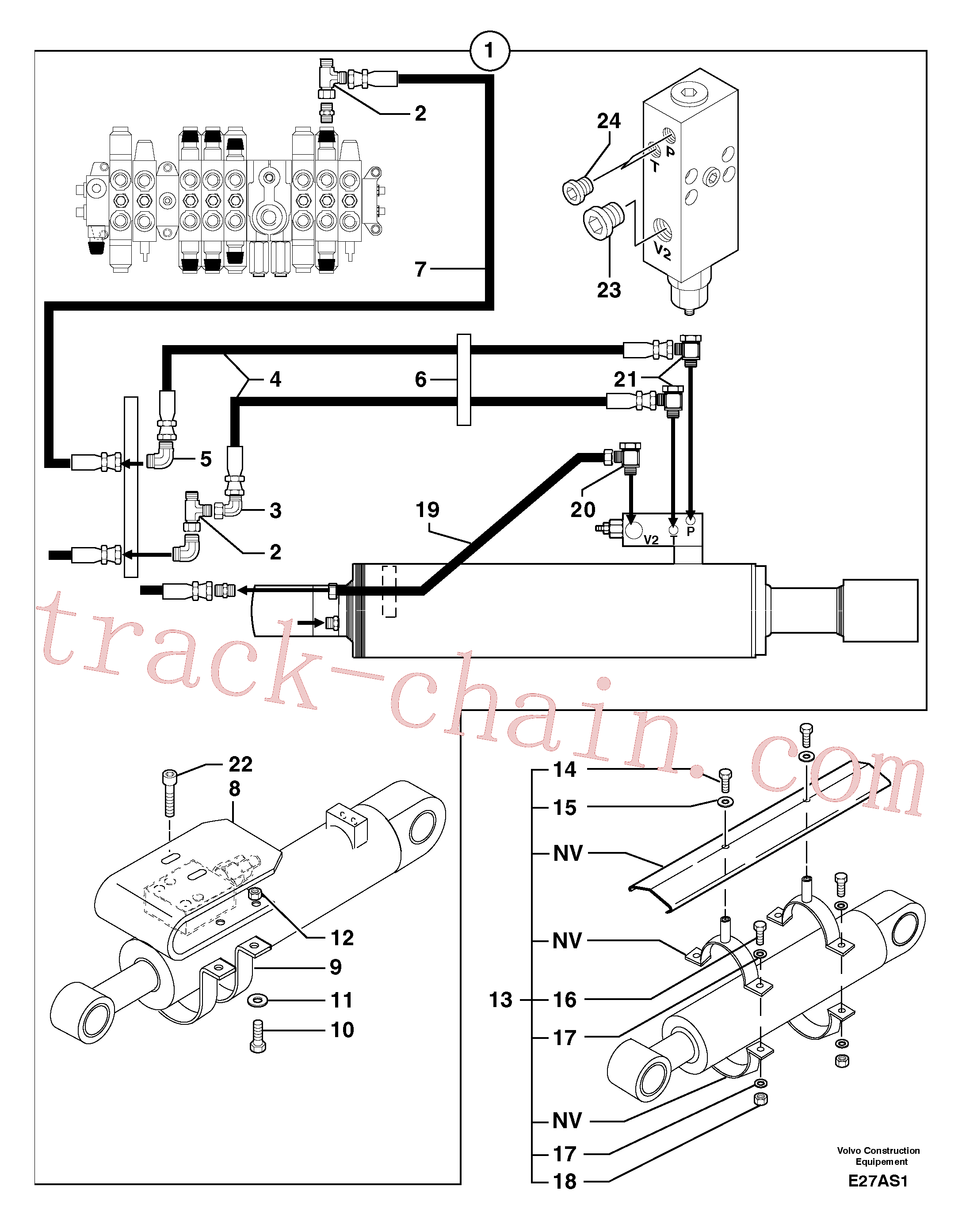 PJ4690425 for Volvo Supplement concerning handling operations / option(E27AS1 assembly)