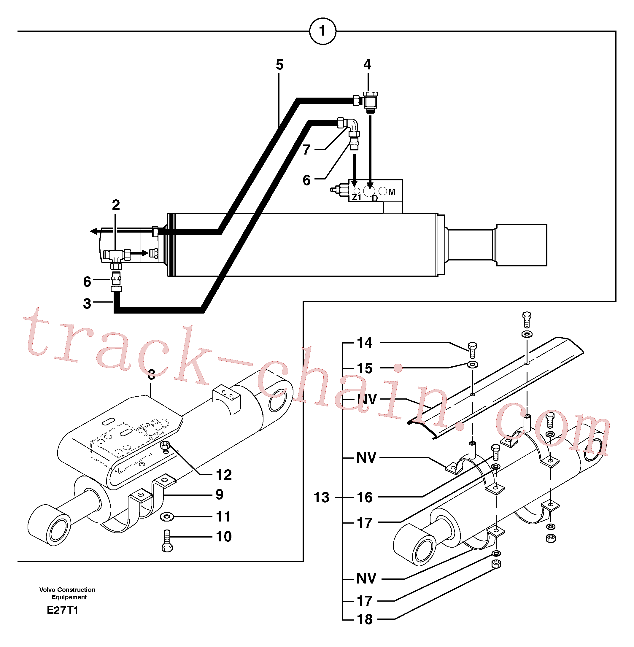 PJ4690425 for Volvo Supplement concerning handling operations / option(E27T1 assembly)