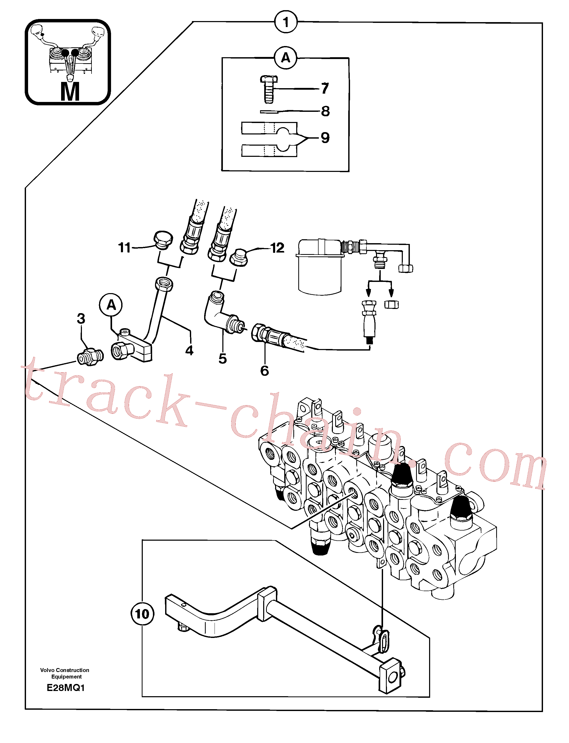 PJ5910566 for Volvo Pedal kit : rock breaker(E28MQ1 assembly)