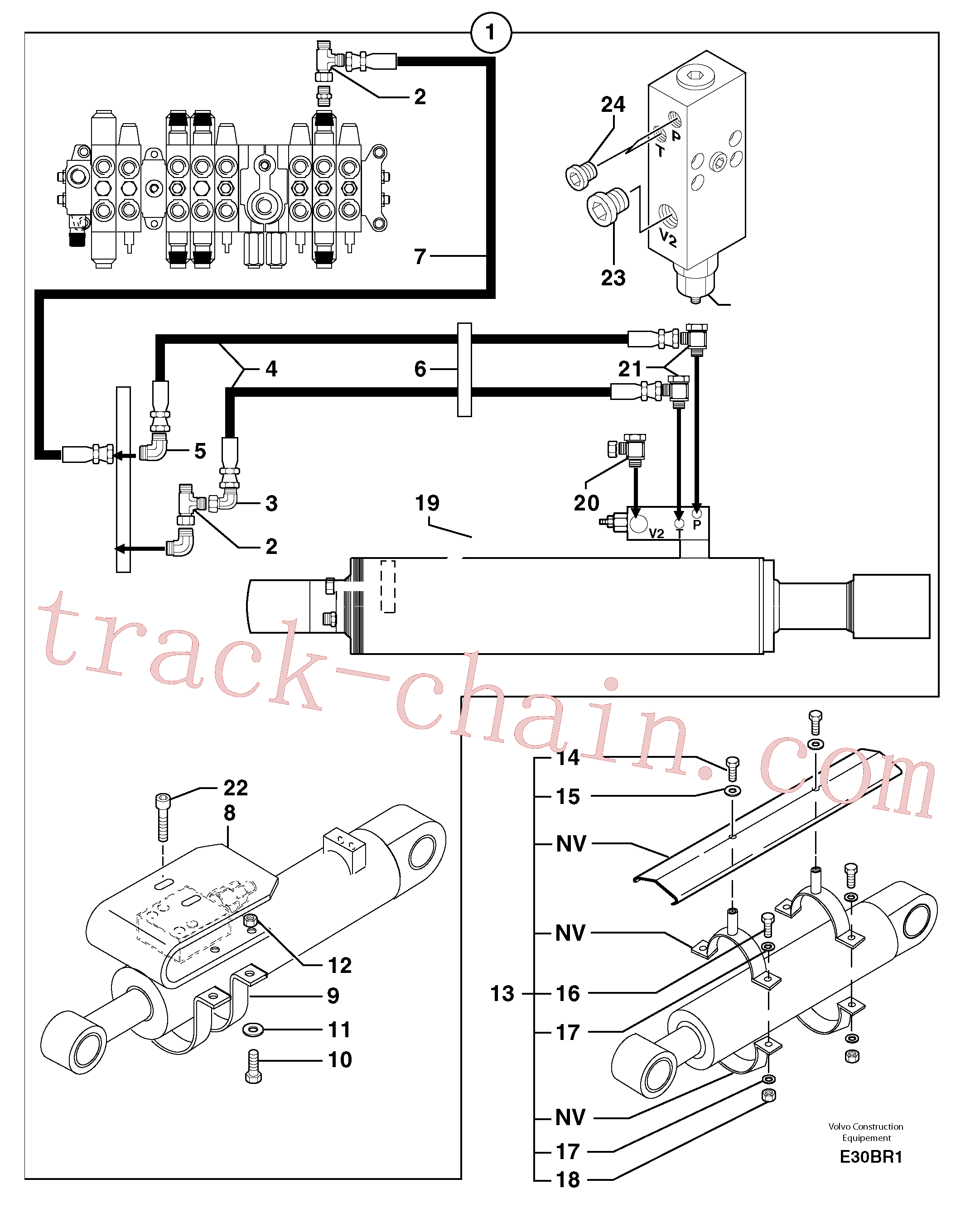 PJ4690425 for Volvo Supplement concerning handling operations / option(E30BR1 assembly)