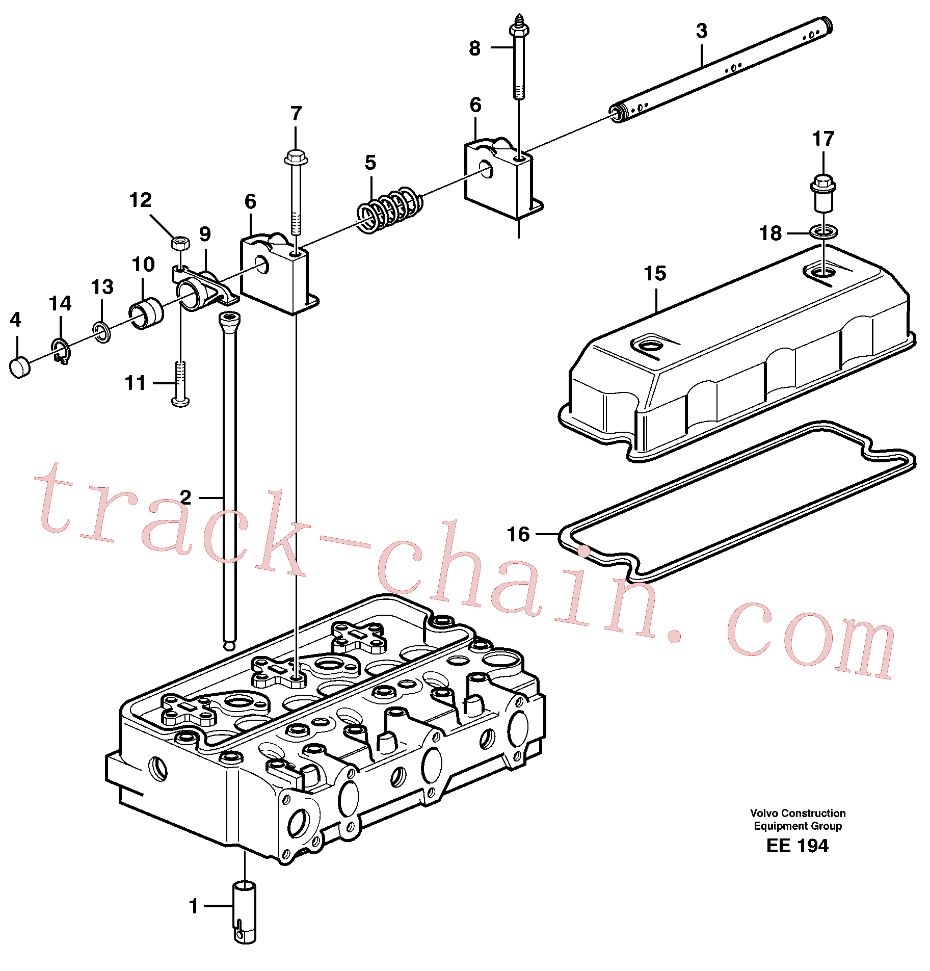 VOE914459 for Volvo Valve mechanism(EE194 assembly)