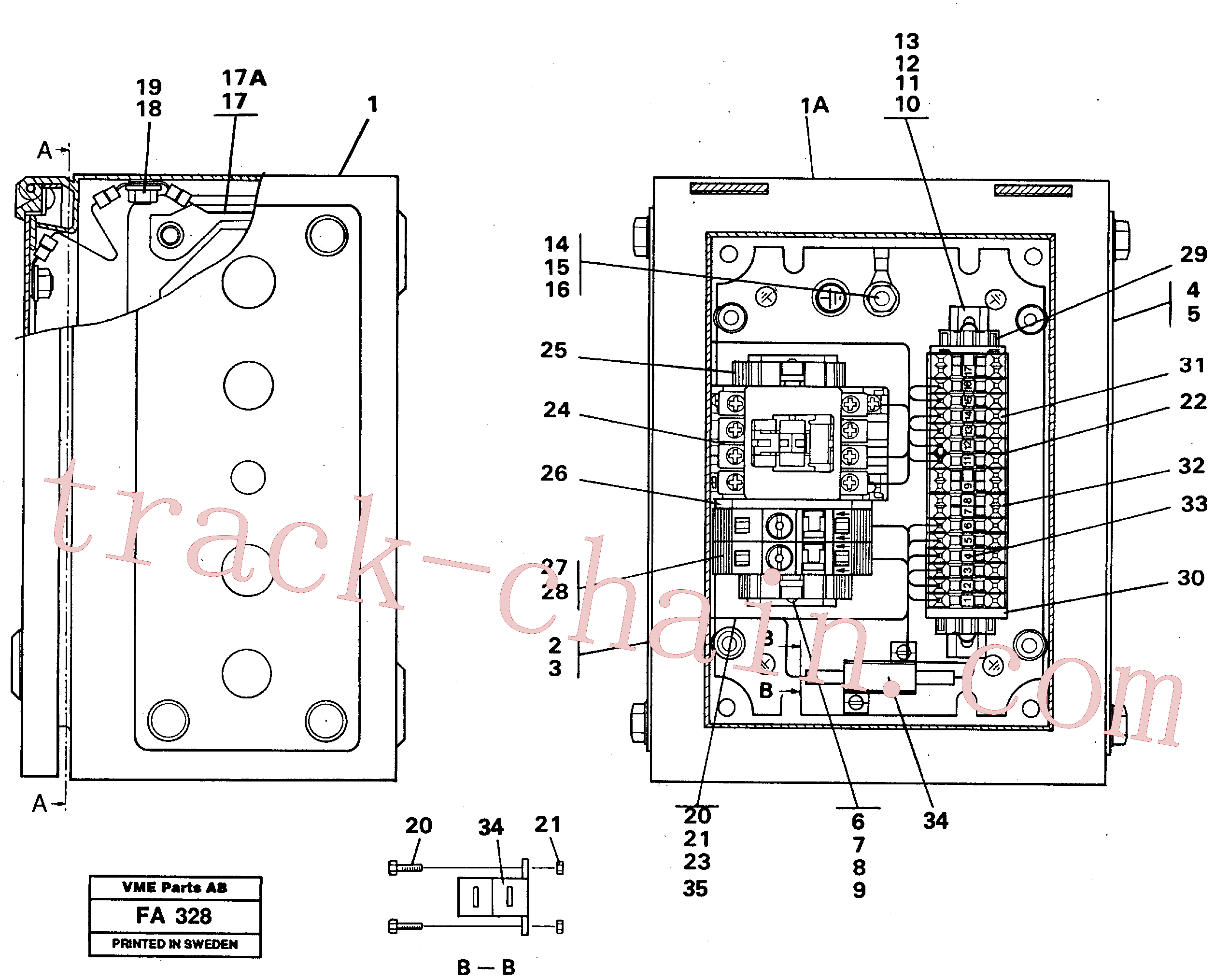 VOE14261742 for Volvo Magnet equipment Ohio, Electrical distribution unit(FA328 assembly)