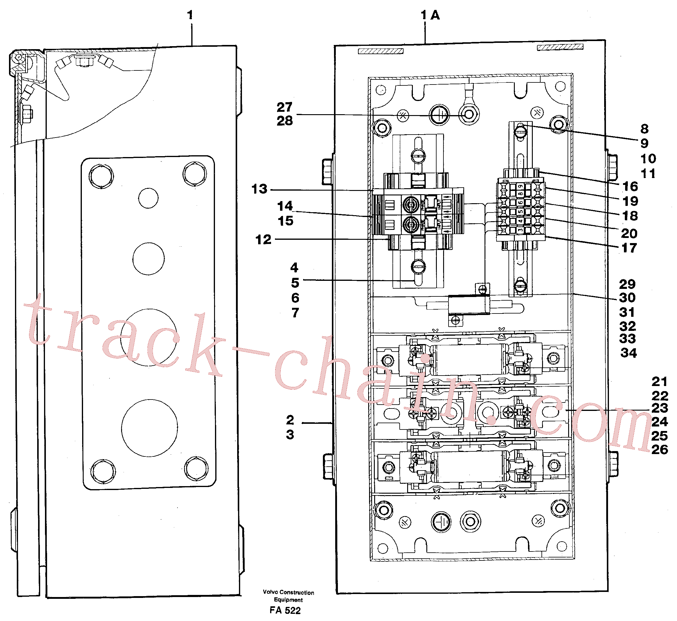 VOE14261742 for Volvo Magnet equipment Älmhult,electric distr. unit(FA522 assembly)