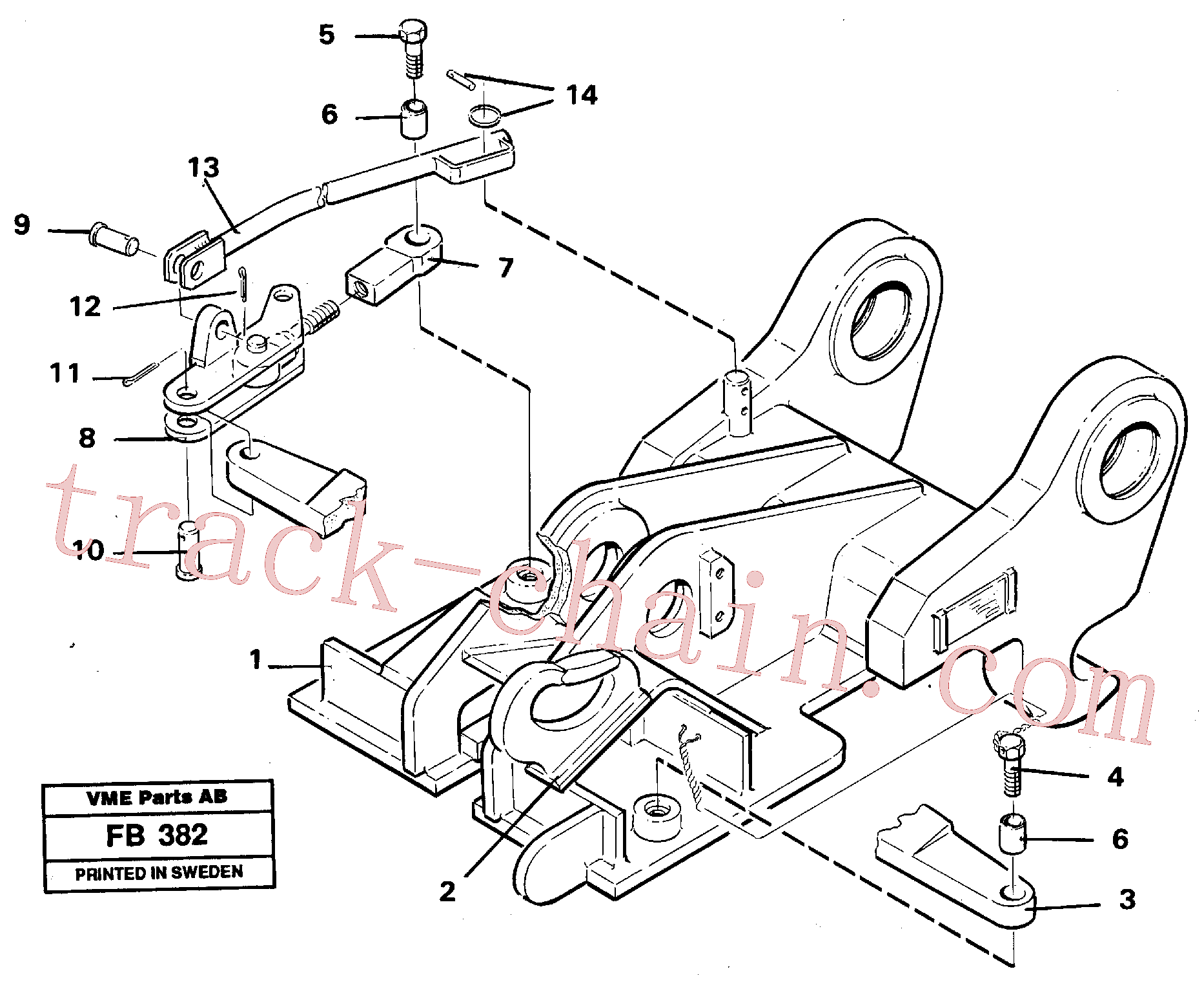 VOE14054564 for Volvo Quickfit, mechanical(FB382 assembly)