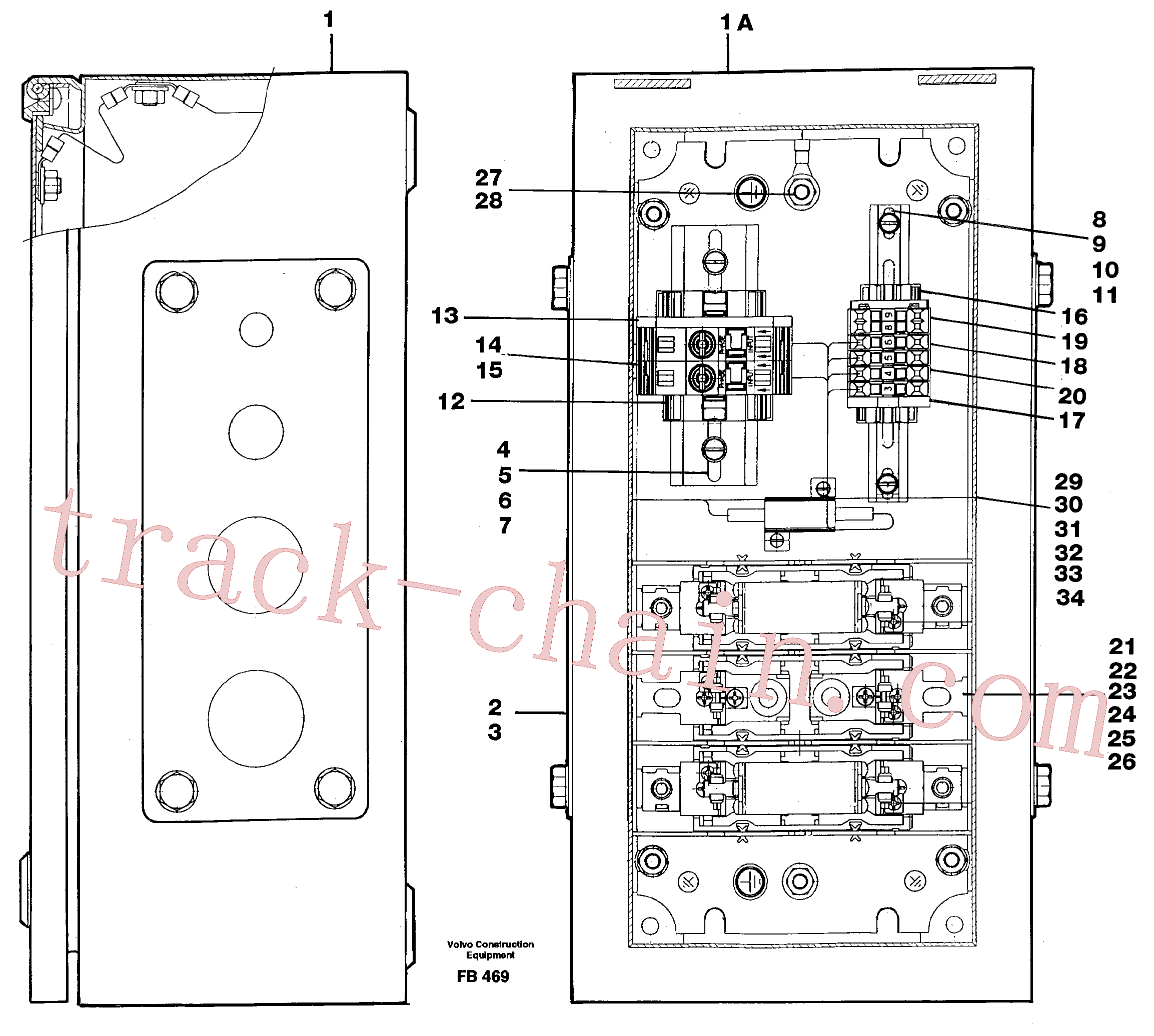 VOE14261742 for Volvo Magnet equipment Älmhult,electric distr. unit(FB469 assembly)