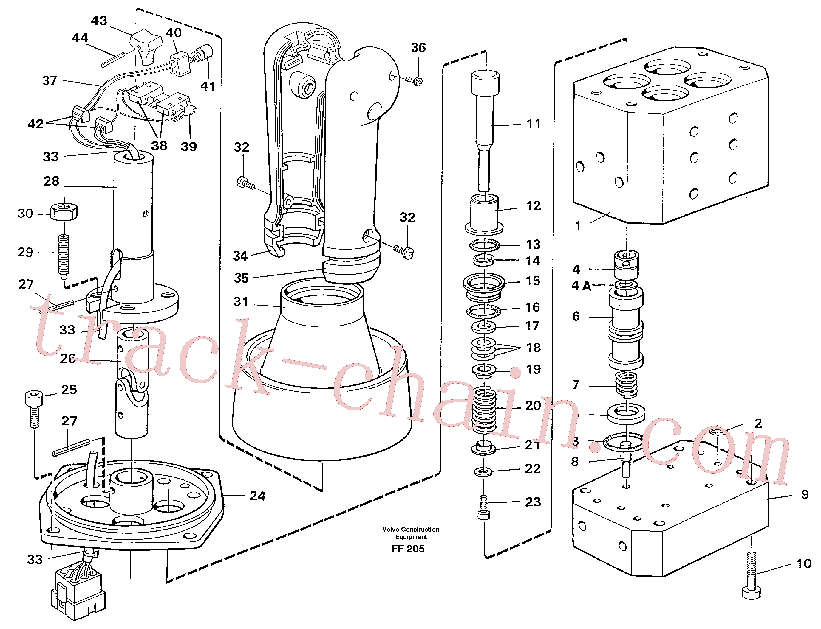 VOE13980892 for Volvo Control pressure valve(FF205 assembly)